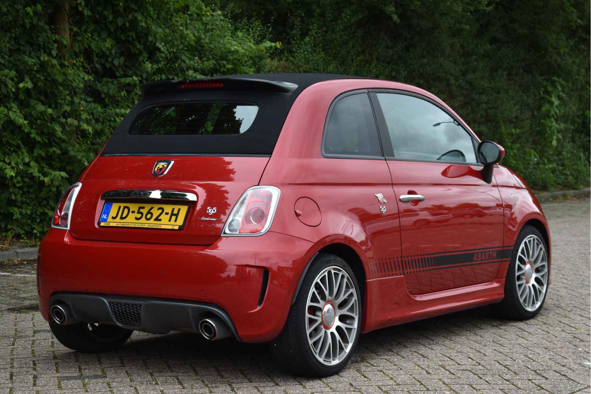 Fiat 500C 1.4 T-Jet Abarth Custom 595 Turismo | NL-Auto | Lederen sportstoelen | Climate Control | Digitale tellers | 17" | NAP - 57/57