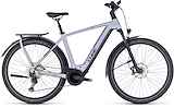 CUBE Kathmandu Hybrid SLX 750 heren Heren Polarsilver/black L 58cm L 2024