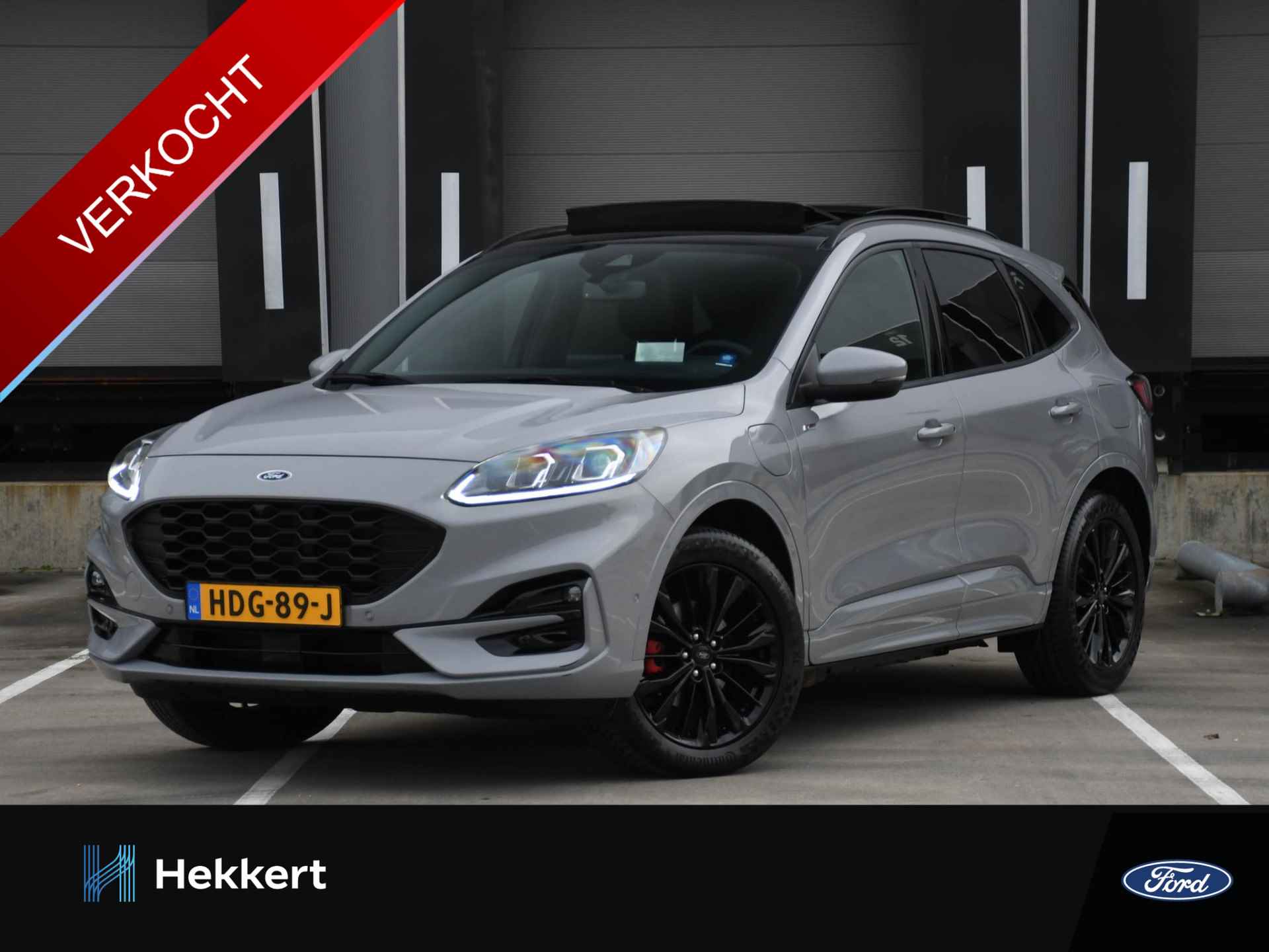 Ford Kuga Graphite Tech Edition 2.5 PHEV 225pk Automaat PANO-DAK | ELEK. TREKHAAK | WINTER PACK | ADAP. CRUISE | HUD | CAMERA VOOR + ACHTER