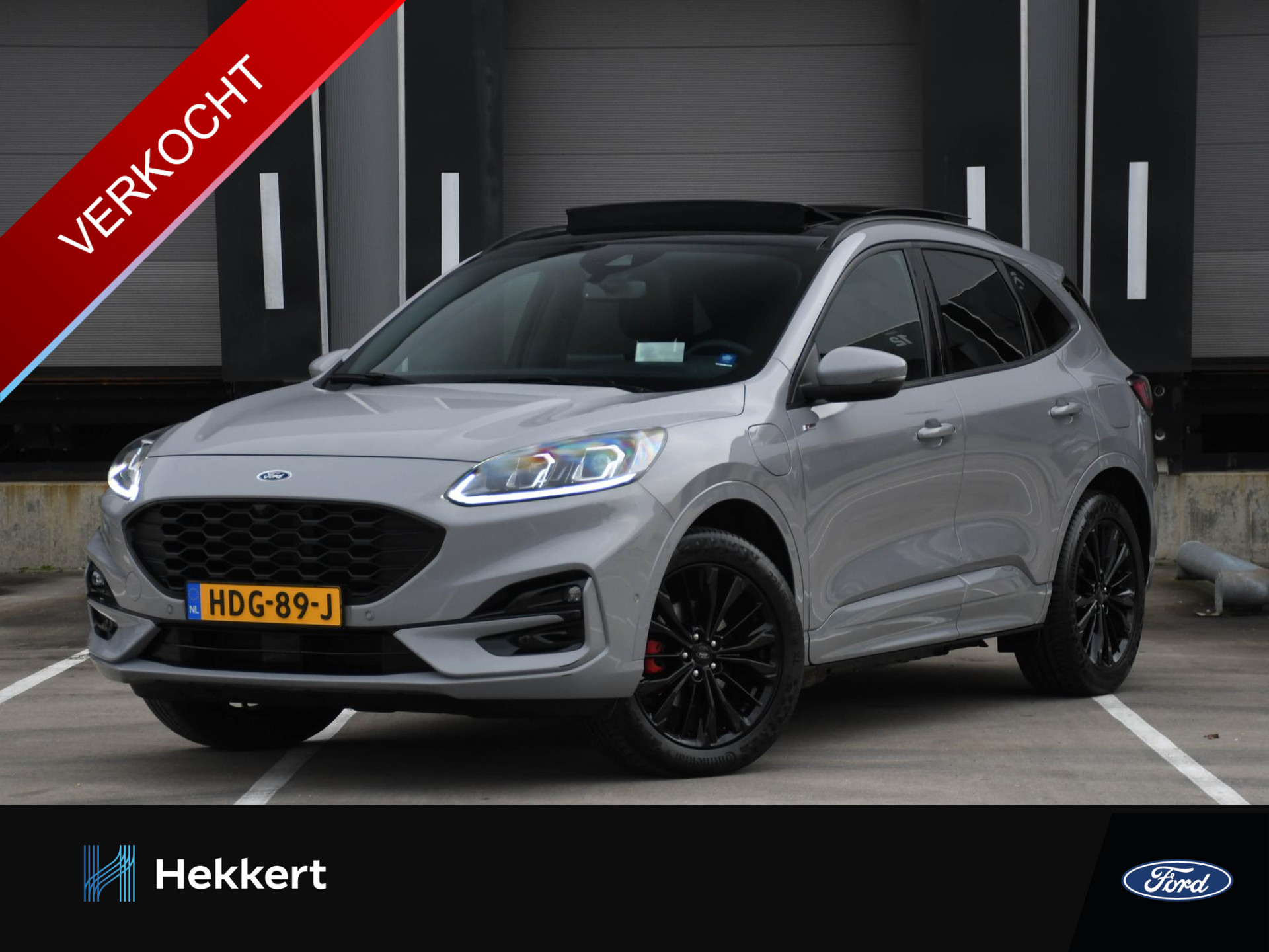 Ford Kuga Graphite Tech Edition 2.5 PHEV 225pk Automaat PANO-DAK | ELEK. TREKHAAK | WINTER PACK | ADAP. CRUISE | HUD | CAMERA VOOR + ACHTER