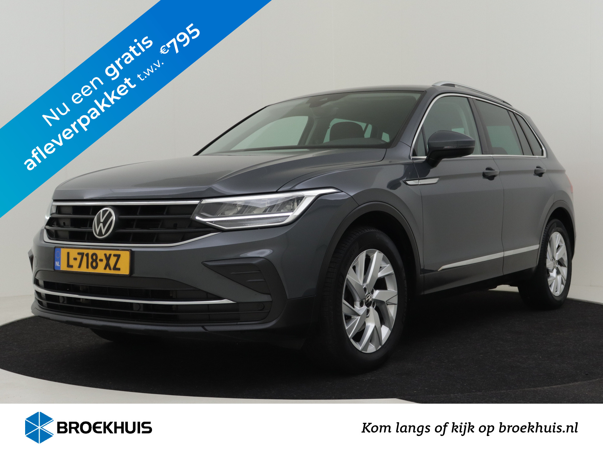 Volkswagen Tiguan Life Business 2.0 TDI 150pk DSG/Automaat | 100% Dealeronderhouden | Trekhaak Elektrisch uitklapbaar | Adaptive cruise control |