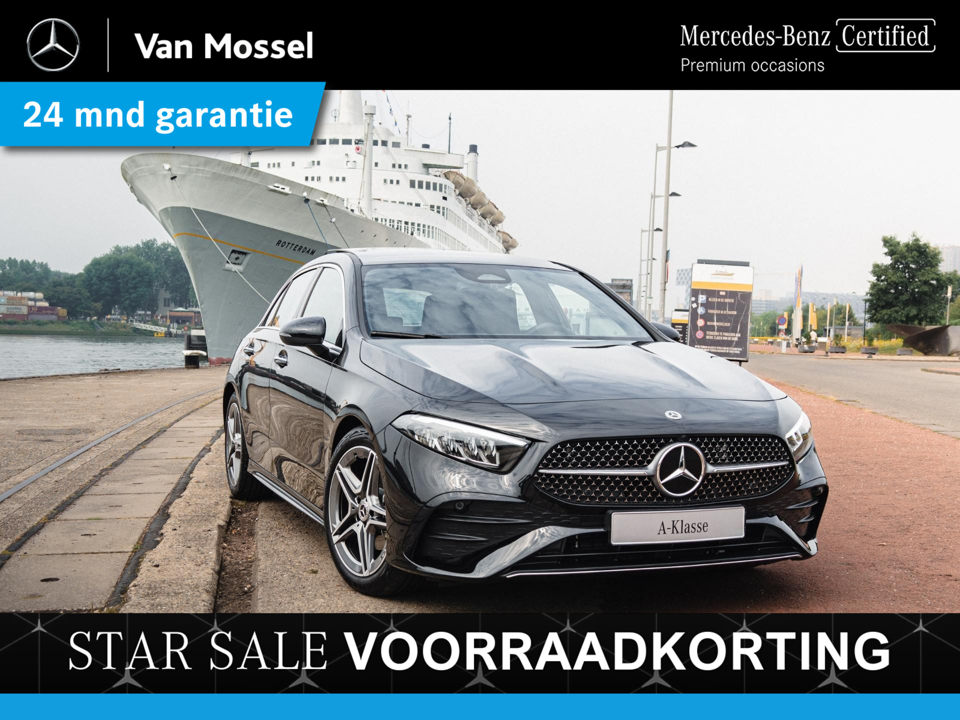 Mercedes-Benz A-klasse 180 AMG-Line / Stoelverwarming / Achteruitrijcamera / Panorama-schuifdak