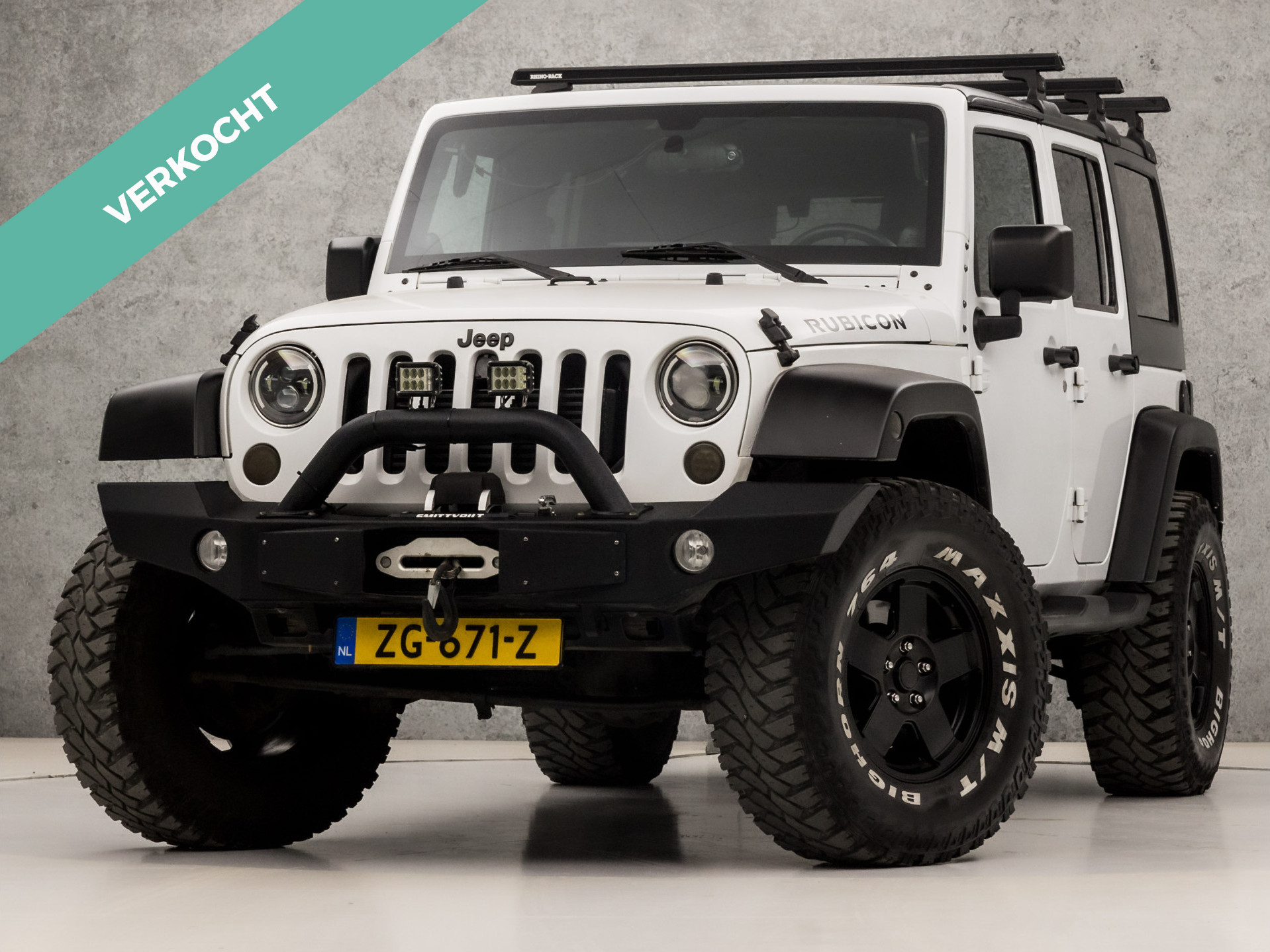 Jeep Wrangler Unlimited 2.8 CRD 70th Anniversary 200Pk Automaat (NAVIGATIE, CLIMATE, LEDEREN SPORTSTOELEN, STOELVERWARMING, TREKHAAK, GETINT GLAS, LED KOPLAMPEN, TREEPLANKEN, NIEUWSTAAT)