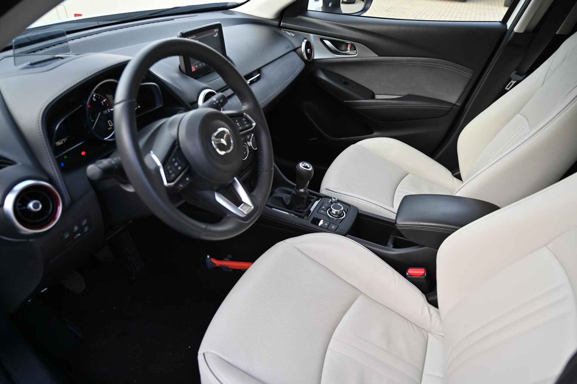 Mazda CX-3 SkyActiv-G 120 6MT GT-M met White/Leather Pack *Trekhaak* *Dealeronderhouden* - 11/36