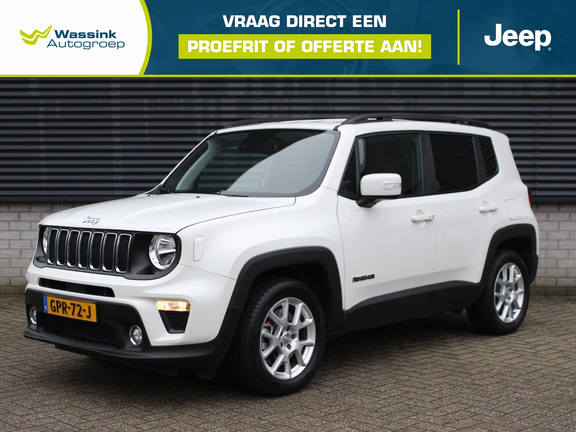 JEEP Renegade 1.3T 4xe 240pk Plug-in Hybrid 4WD Aut Limited | Cruise Control | Climate Control | Apple Carplay | Android Auto