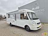 Hymer B698  Queensbed luchtvering