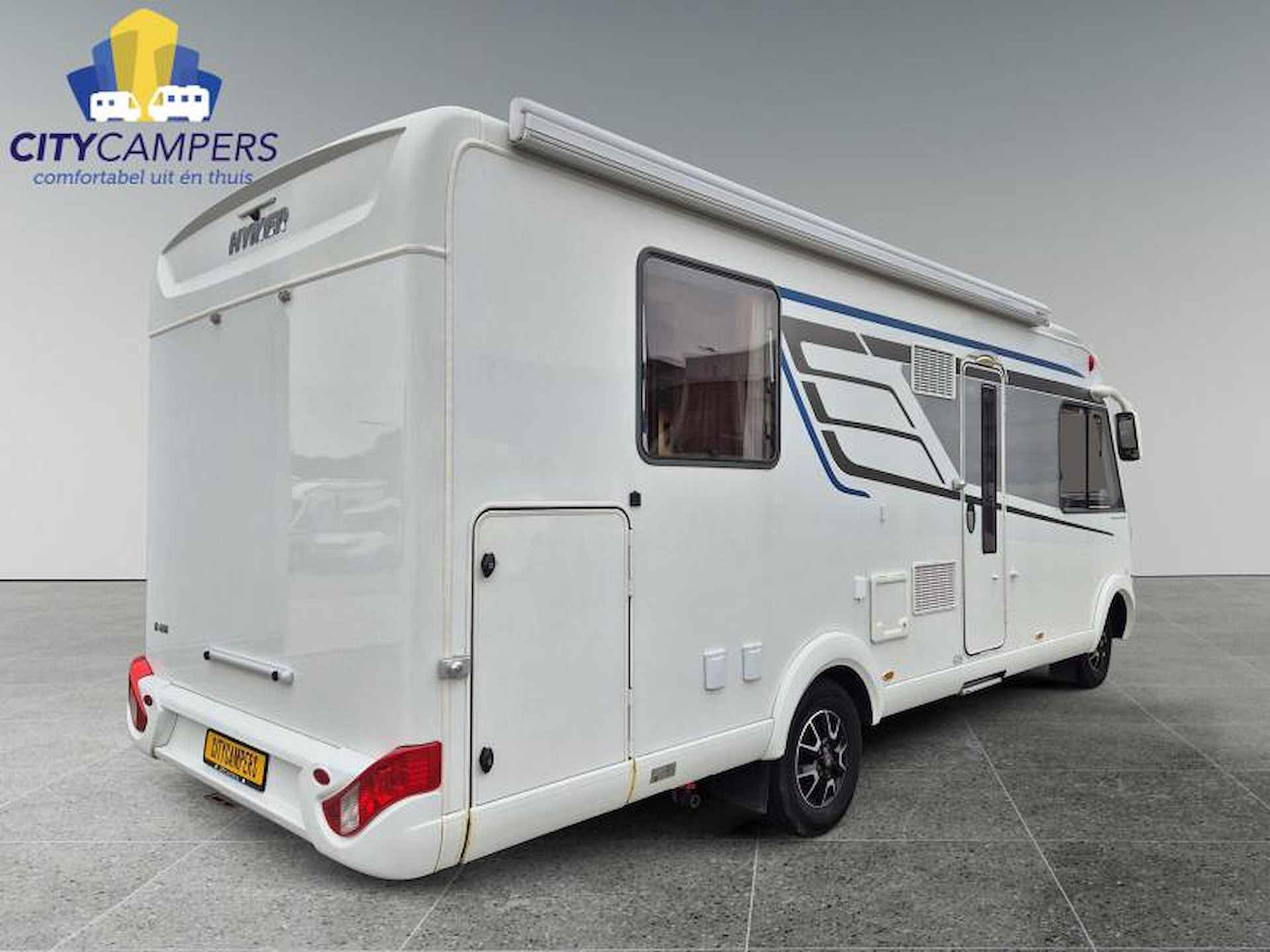 Hymer B698  Queensbed luchtvering - 7/21