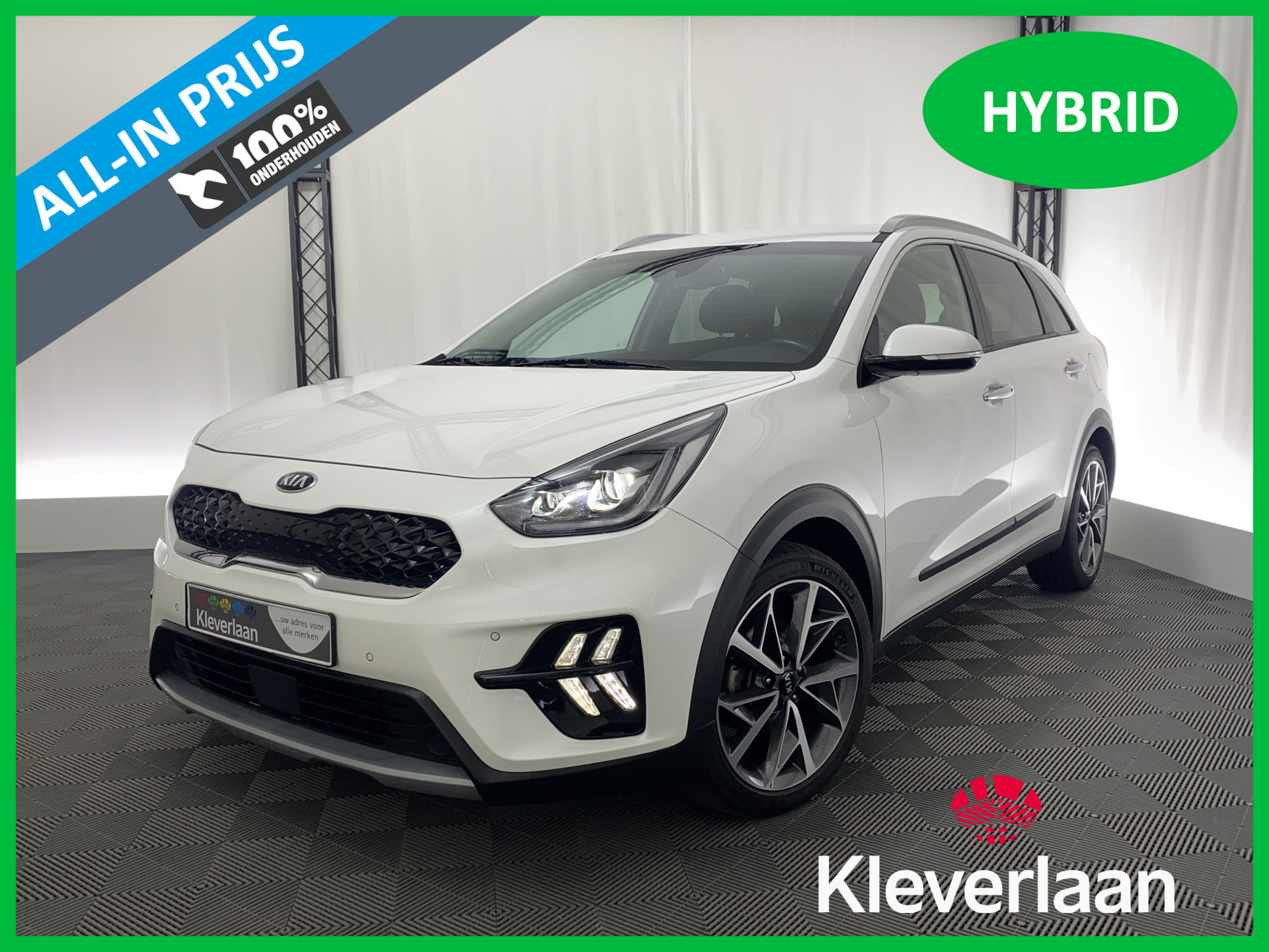 Kia Niro 1.6 GDi Hybrid DynamicPlusLine Automaat | Apple Carplay | Navi | Elek. Bestuurdersstoel Memory | 141 Pk |