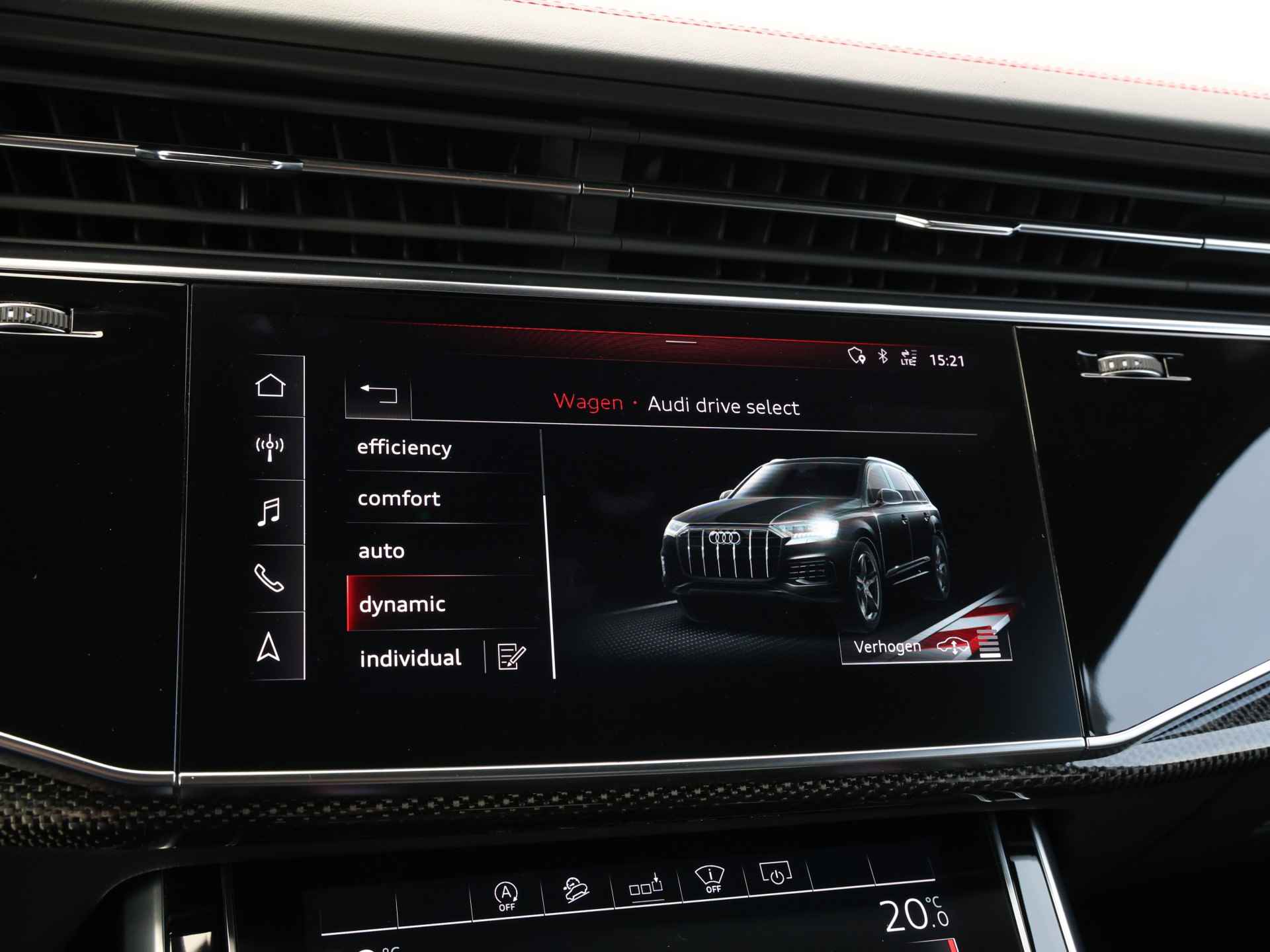 Audi SQ7 4.0 TDI quattro 435pk | Vierwielsturing | HUD | Pano | Bose | 23" Velgen | 360° camera | Stoelverwarming v+a | Trekhaak | Keyless | Memory - 47/62