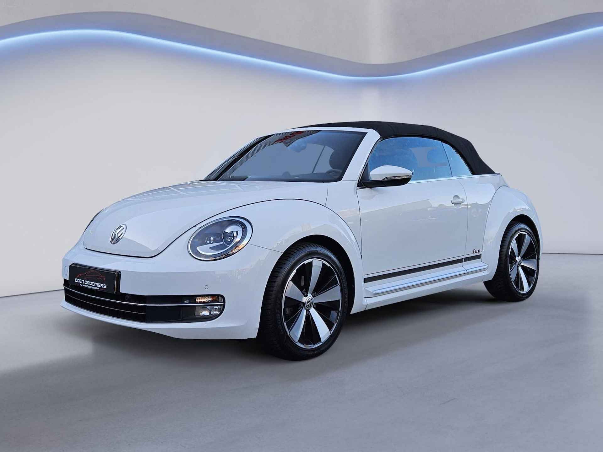 Volkswagen Beetle 1.2 TSI Design Cup Edition Cabrio/Apple Carplay/Vol leder/Xenon/Stoelverwarming/Clima&Cruise Control/Parkeersens V+A/Dodehoek&Licht&Regensensor/Lendesteun/Navi/(MET GARANTIE*) - 36/36