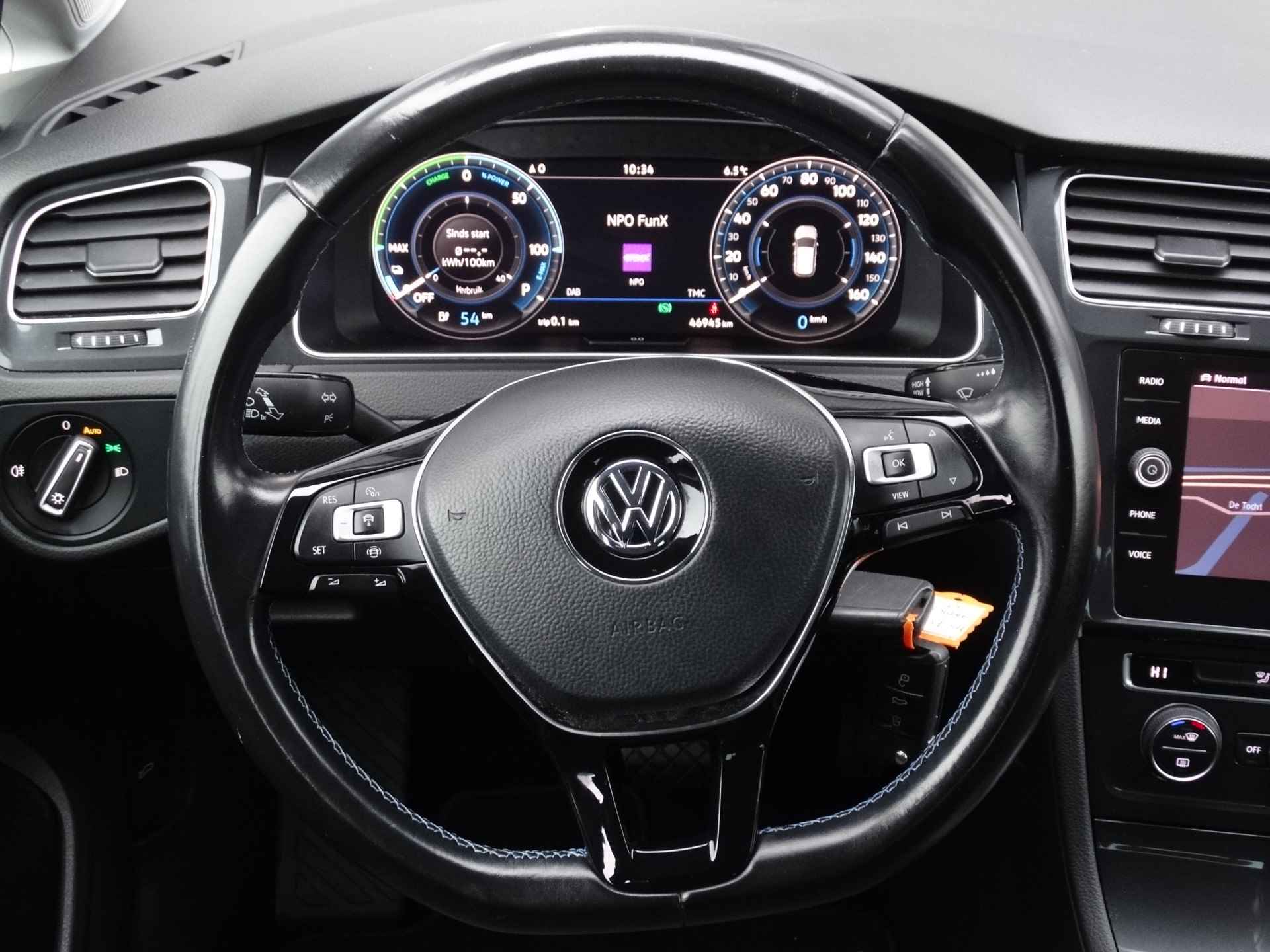 Volkswagen e-Golf E-DITION | Cruise Controle | Navigatie | Achteruitrijcamera | Apple Carplay/Android Auto | - 6/28