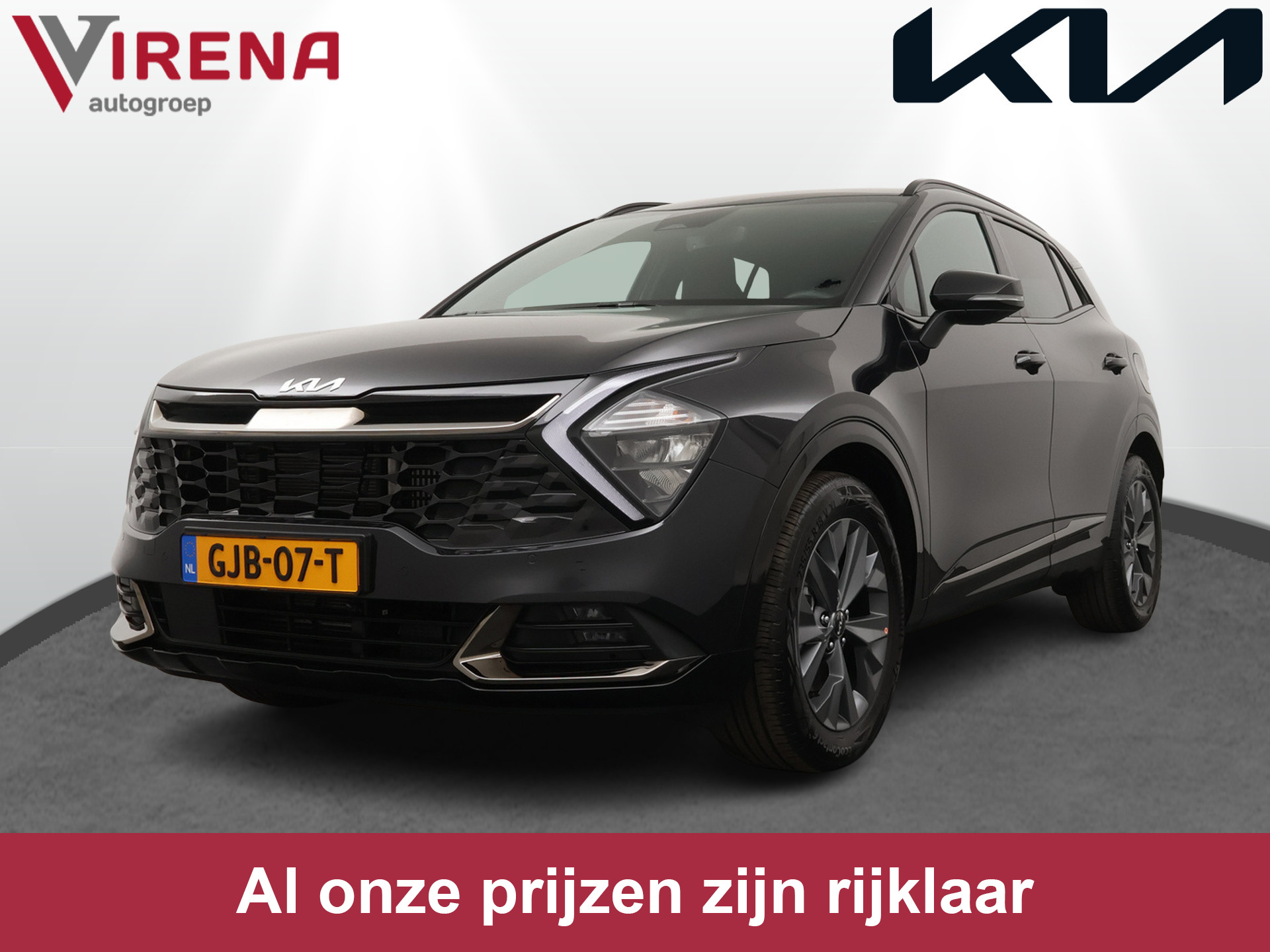 Kia Sportage 1.6 T-GDi Hybrid Dark Edition - Navigatie - Camera - Stoel-/stuurverwarming - Apple Carplay/ Android auto - Fabrieksgarantie tot 08-2031