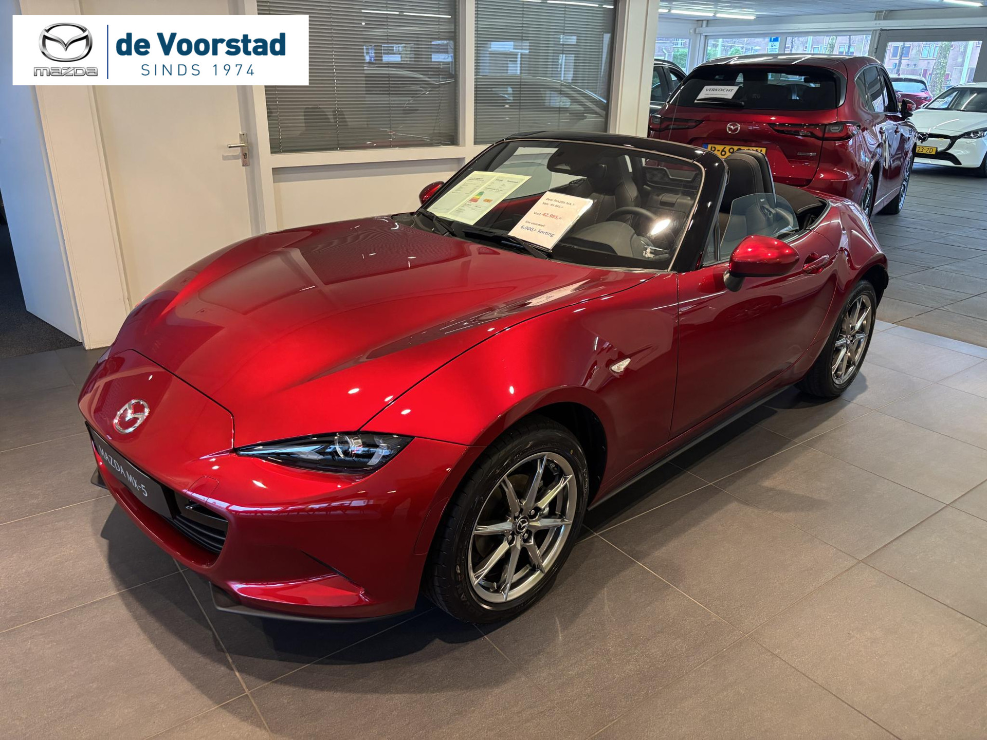 Mazda MX-5 1.5 SkyActiv-G 132 Exclusive-Line *NIEUW* | nieuwprijs 49.000,= | 6.000 euro KORTING !!!!