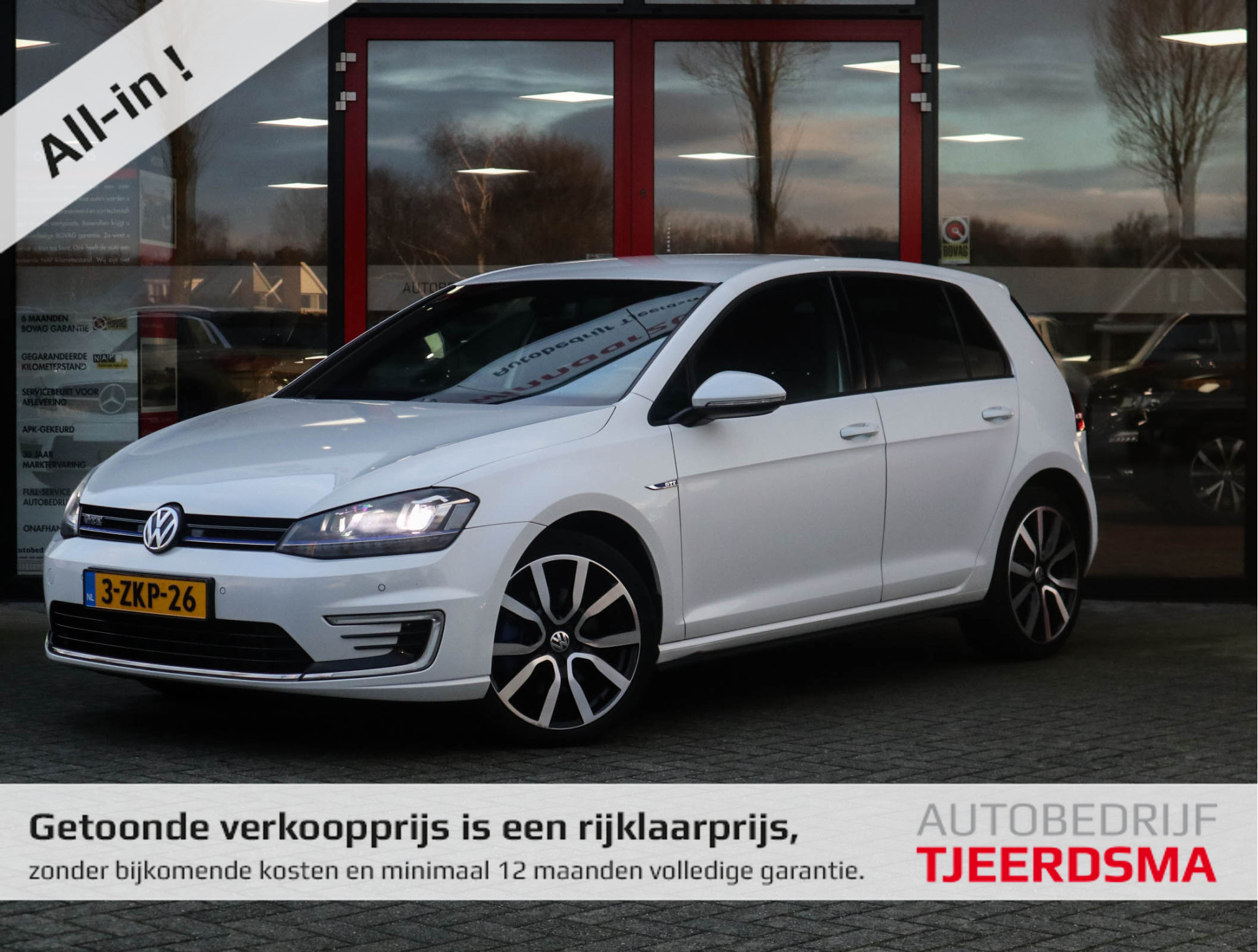 Volkswagen Golf 1.4 TSI GTE Navi/Clima/Cruise/PDC/Parelmoer/Zwarte-Hemel