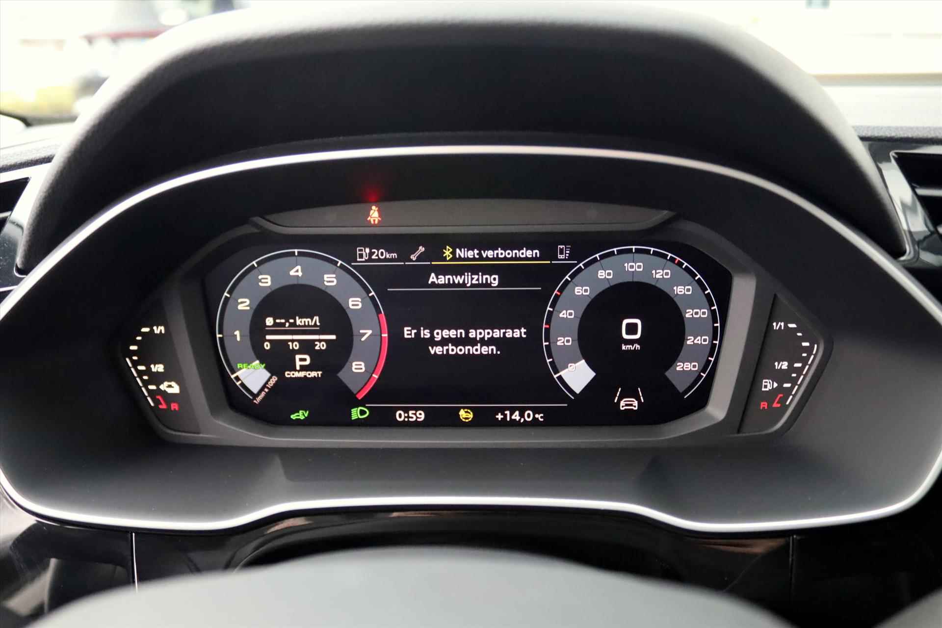 Audi Q3 Sportback 45TFSIe 245PK PHEV AUTOMAAT BLACK E.D. Navi Carplay | Adapt.Cruise | Virtual Cockpit | Electr.Klep | 20 Inch Lm | - 32/59