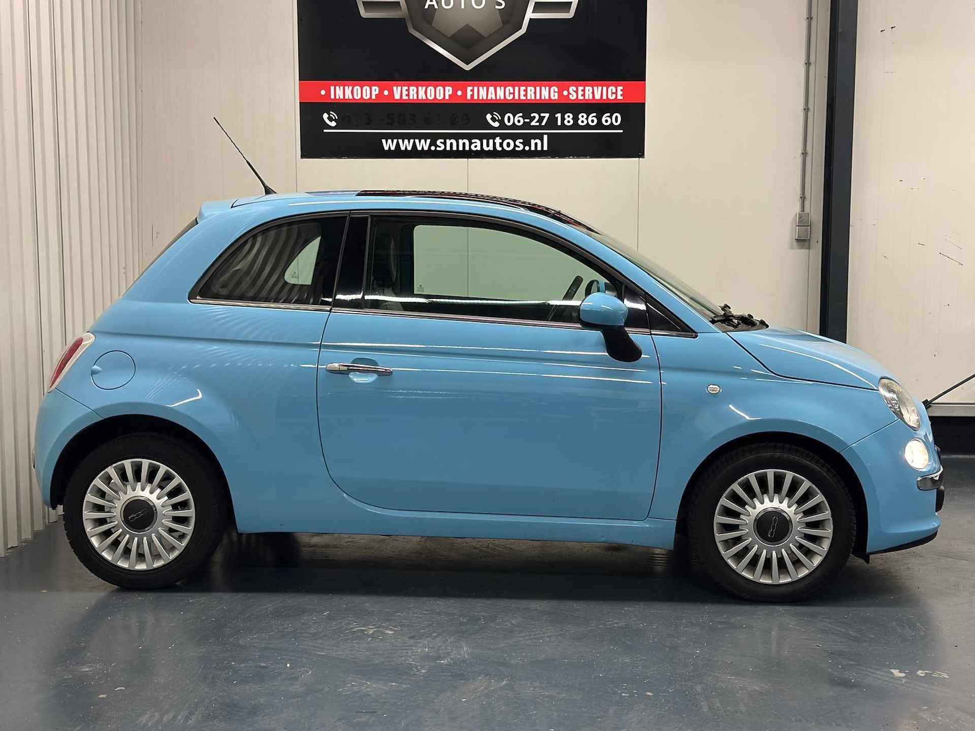 Fiat 500 0.9 TwinAir Lounge Aux|Airco|Glazen dak| - 7/19