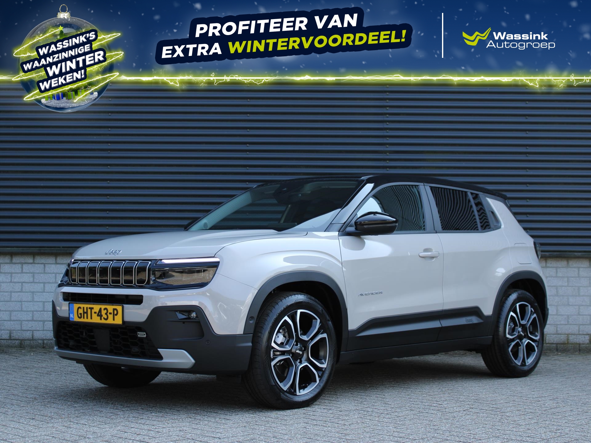 Jeep Avenger EV 54 kWh 156pk SUMMIT | Infotainment Pack incl. Navi | Achteruitrijcamera | Adaptive Cruise Control I Warmtepomp I Winter Pack