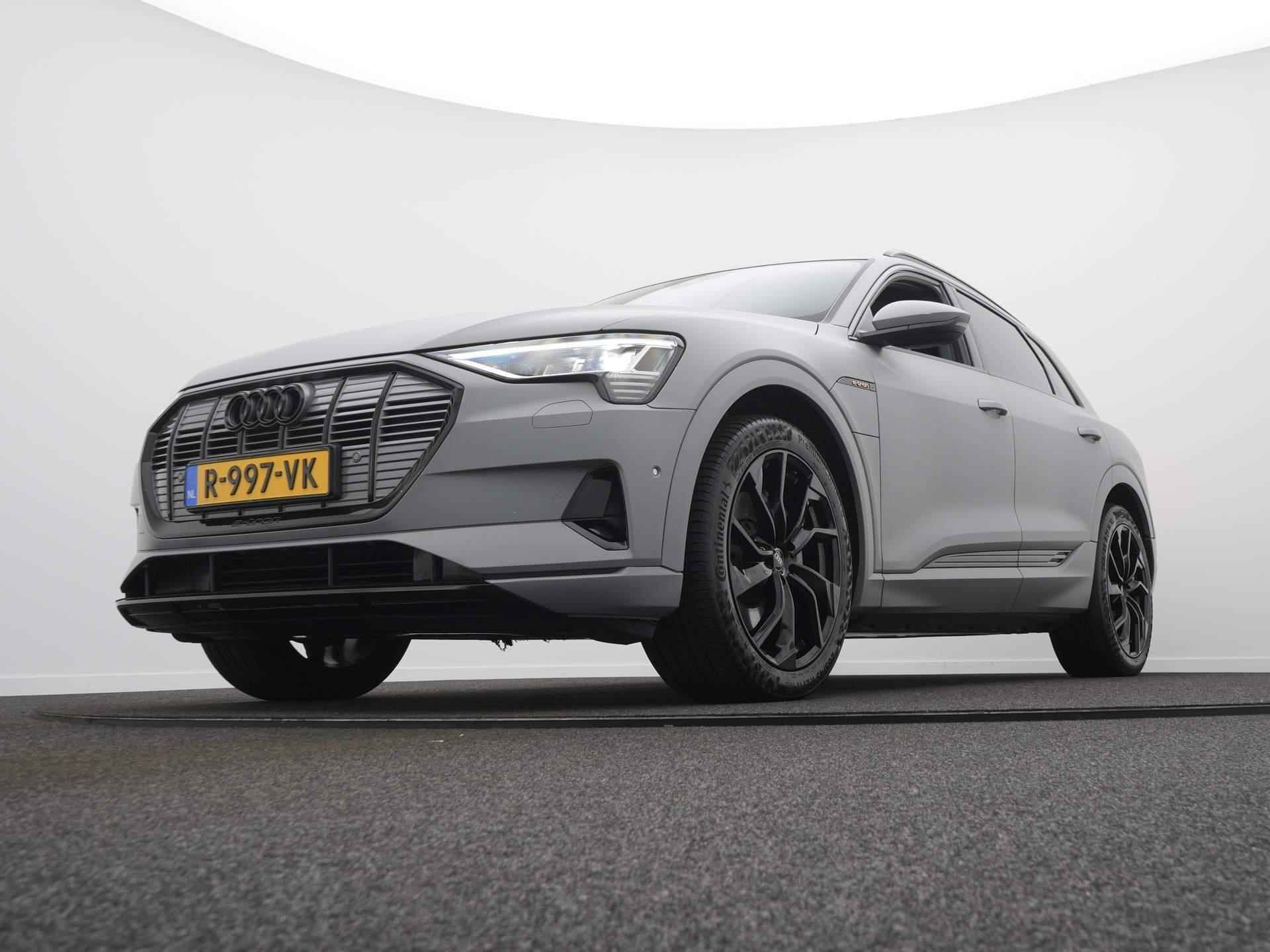 Audi e-tron 55 quattro Advanced edition Plus 95 kWh | Mat Grijs | 21inch | Leder | - 9/48