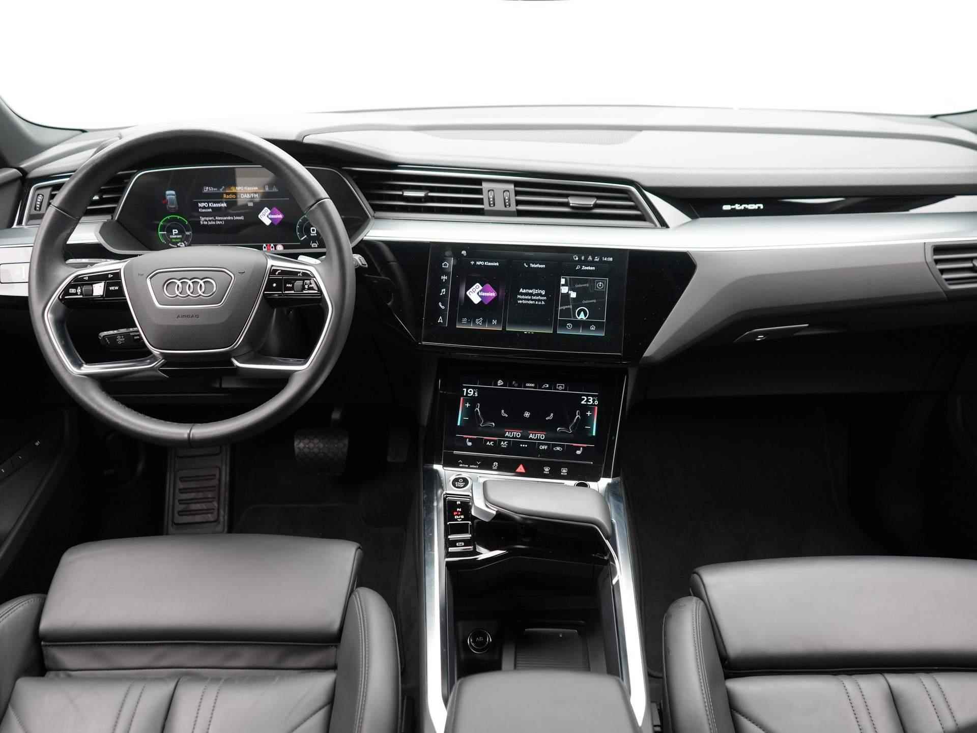 Audi e-tron 55 quattro Advanced edition Plus 95 kWh | Mat Grijs | 21inch | Leder | - 12/48