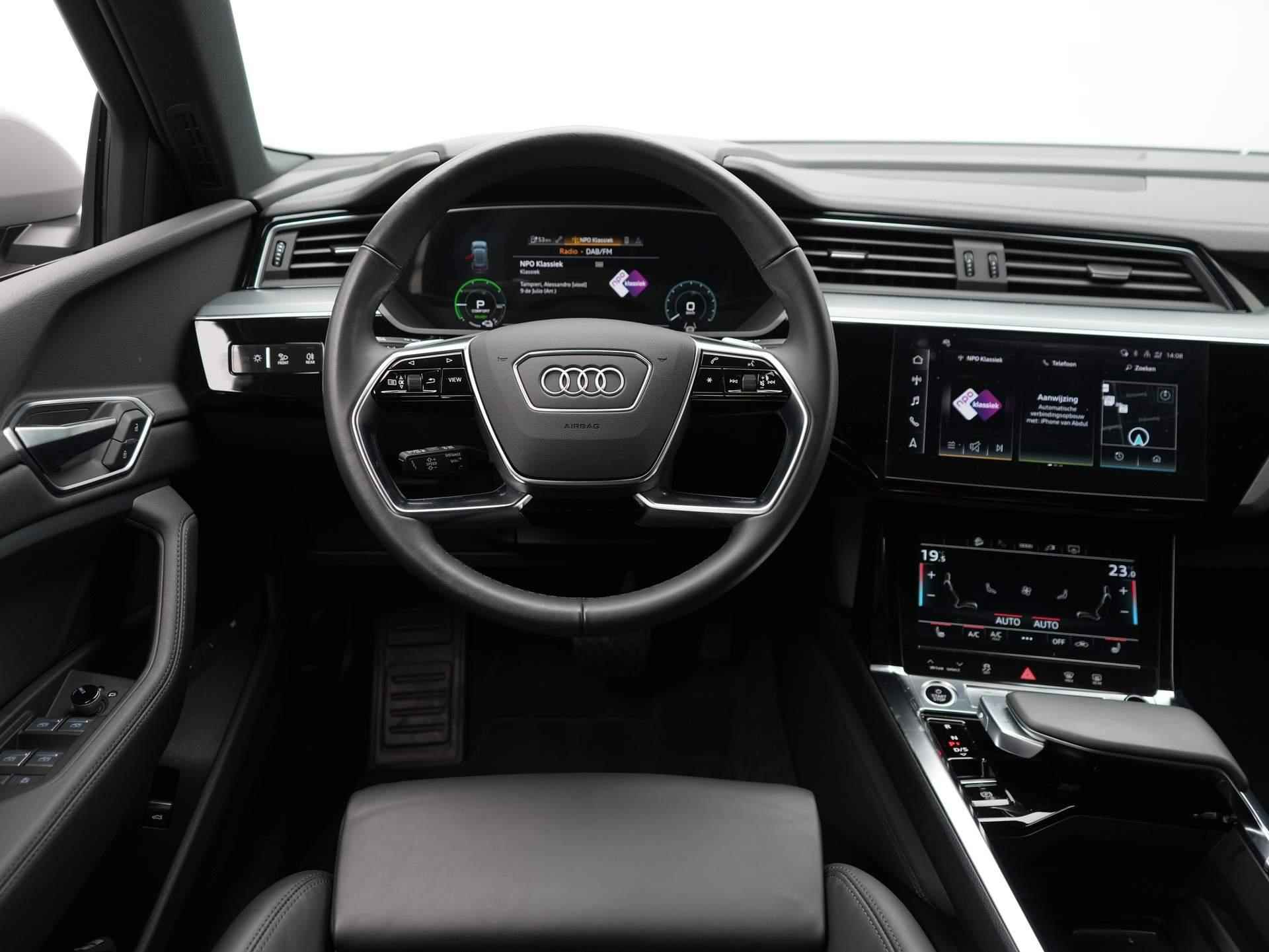 Audi e-tron 55 quattro Advanced edition Plus 95 kWh | Mat Grijs | 21inch | Leder | - 13/48