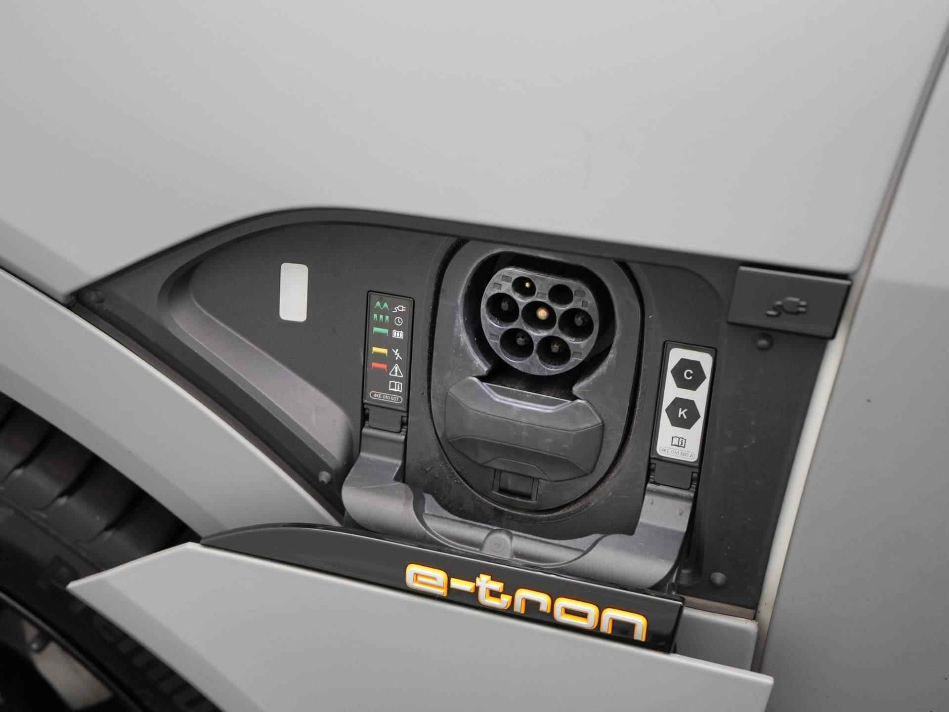 Audi e-tron 55 quattro Advanced edition Plus 95 kWh | Mat Grijs | 21inch | Leder | - 43/48