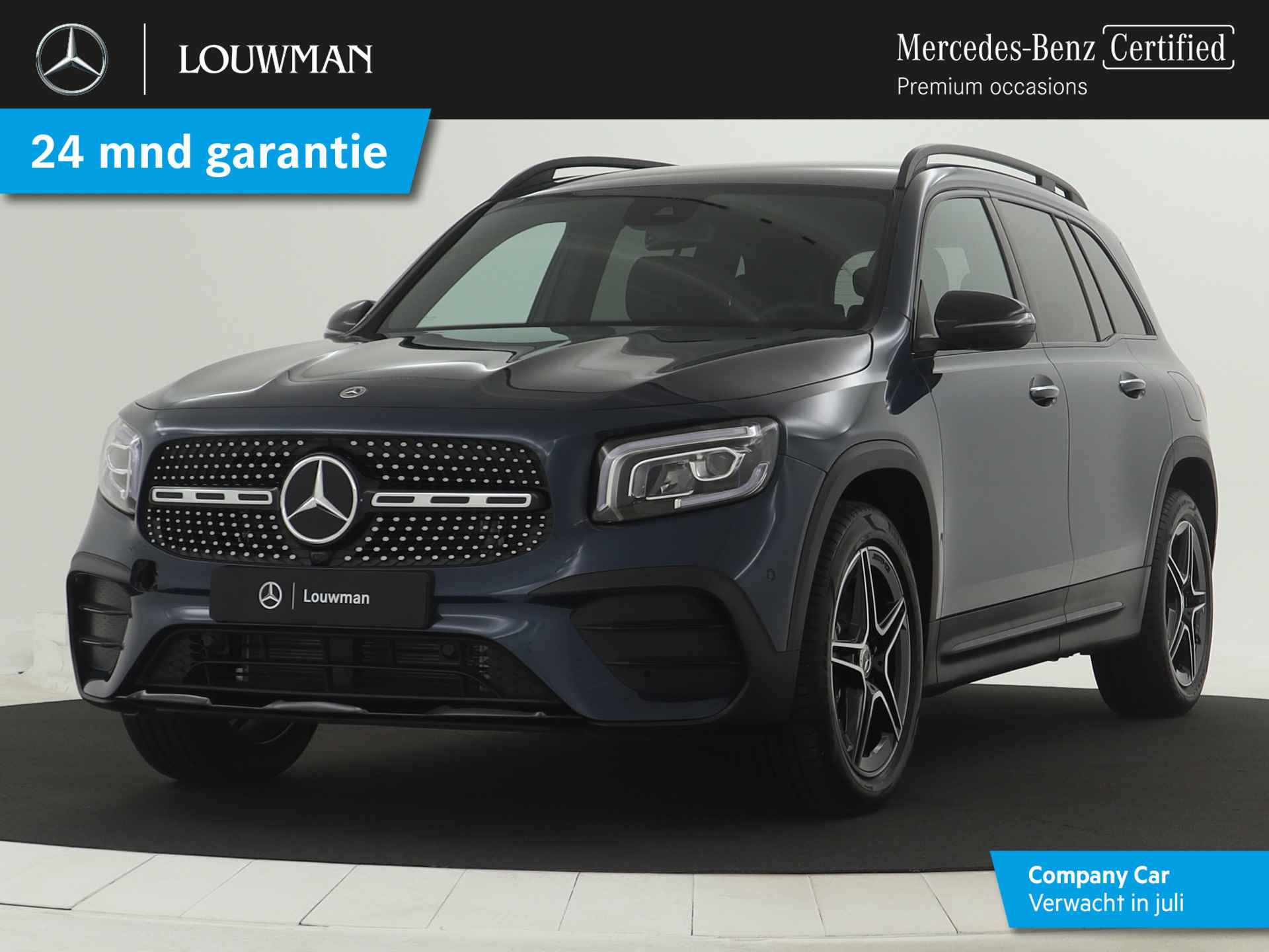 Mercedes-Benz GLB 180 AMG Line 7p | Nightpakket |  Dodehoekassistent |  GUARD 360° Voertuigbescherming Plus | EASY PACK achterklep | Keyless-Go comfortpakket | Parkeerpakket met achteruitrijcamera | - 1/44