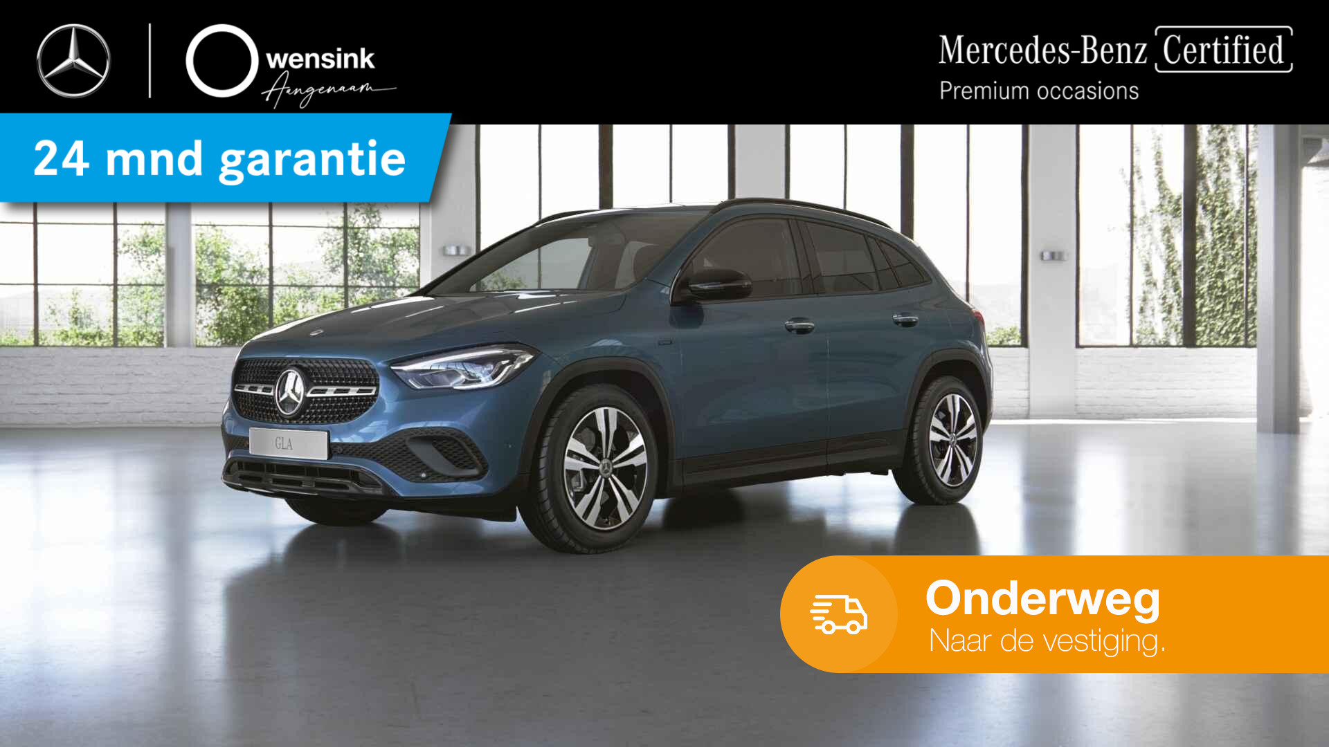 Mercedes-Benz GLA-klasse 250 e Luxury Line | Night | Sfeerverlichting | Widesreen | Distronic | Stoelverwarming |