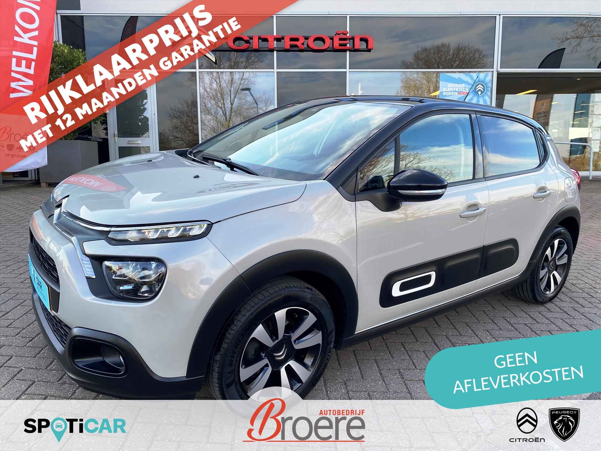 CITROEN C3 1.2 83pk Shine | camera, parkeersensoren, navigatie, 16 inch velgen, dab, apple, android, getinte ramen, climate- en cruise control