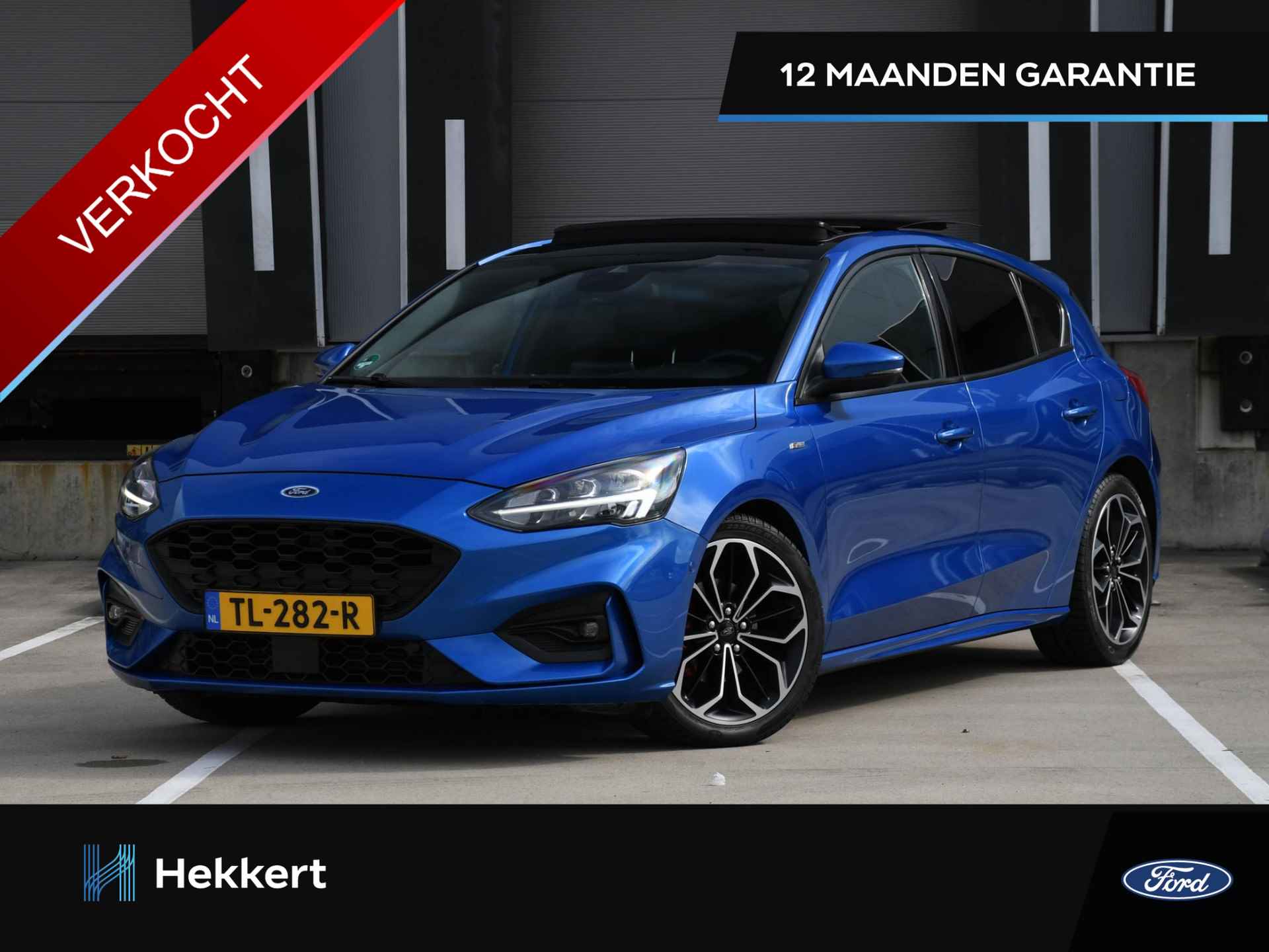 Ford Focus ST-Line 1.0 EcoBoost 125pk PANO-DAK | ADAP. CRUISE | WINTER PACK | KEYLESS ENTRY | DRAADLOOS OPLADEN | NAVI | APPLE CARPLAY - 1/38