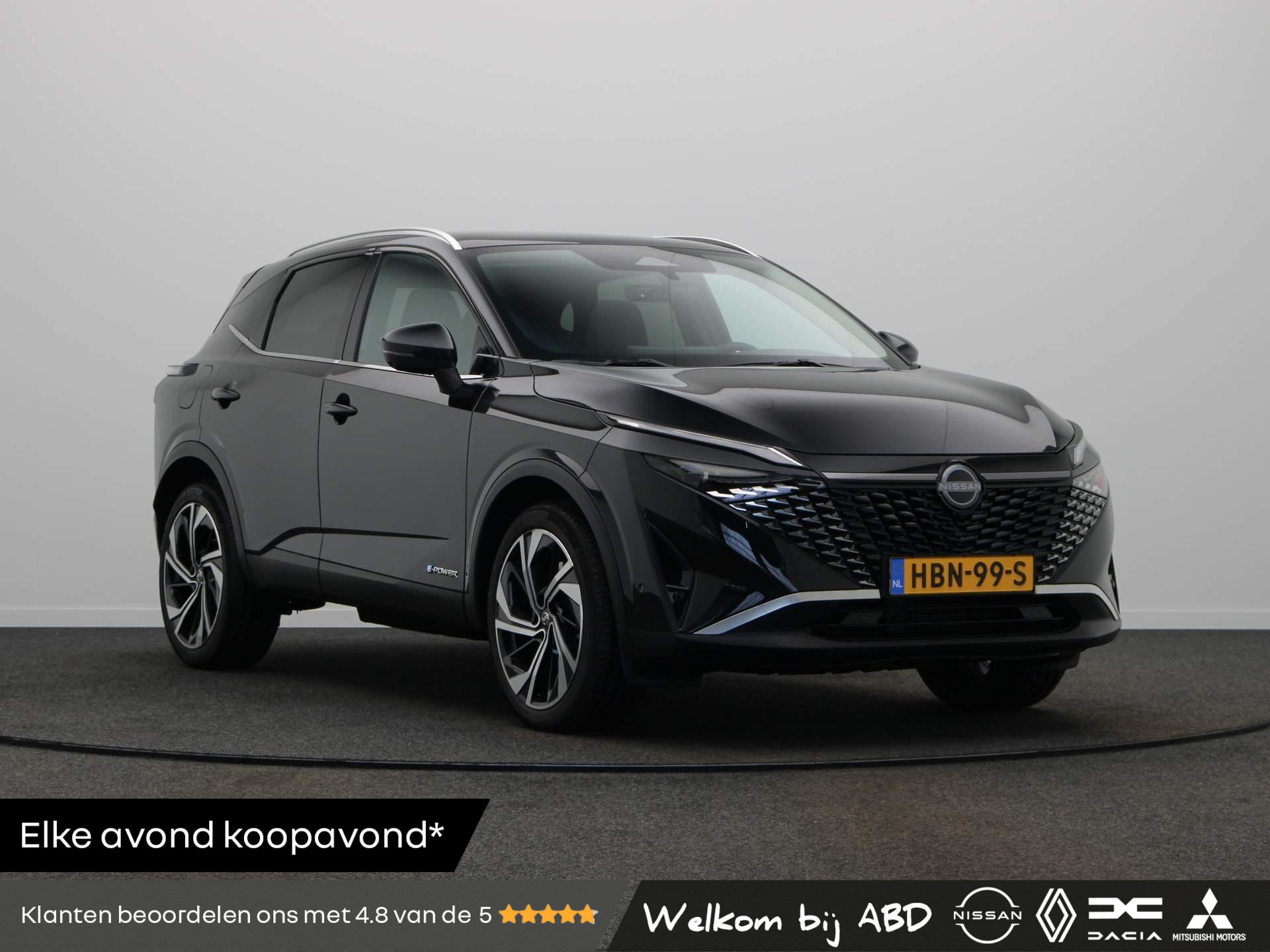 Nissan Qashqai 1.5 e-Power N-Connecta | 20" Lichtmetalen Velgen | Stoel, Stuur en Voorruitverwarming | Adaptieve Cruise Control | Keyless Entry | Panorama Dak |