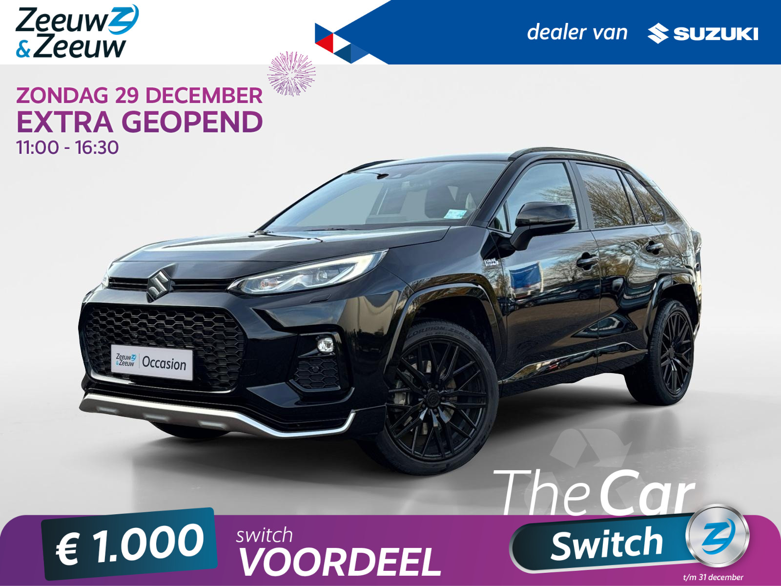 Suzuki Across 2.5 Plug-in Hybrid Style | Trekhaak | 20 inch | Black Pack | Camera | Stoel/Stuurverwarming | Trekhaak | Rijbereik tot 75 km! |