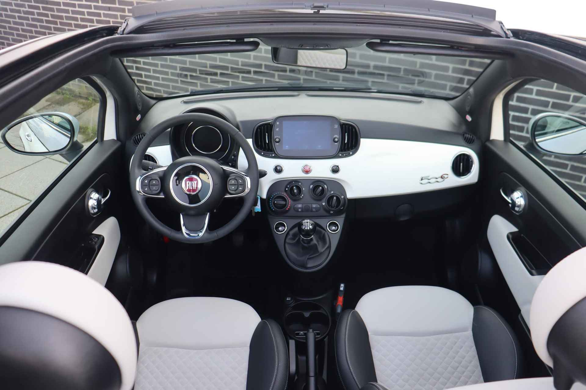 Fiat 500 1.0 Hybrid Dolcevita * Navigatie  * Cruise Control * Cabrio - 31/49