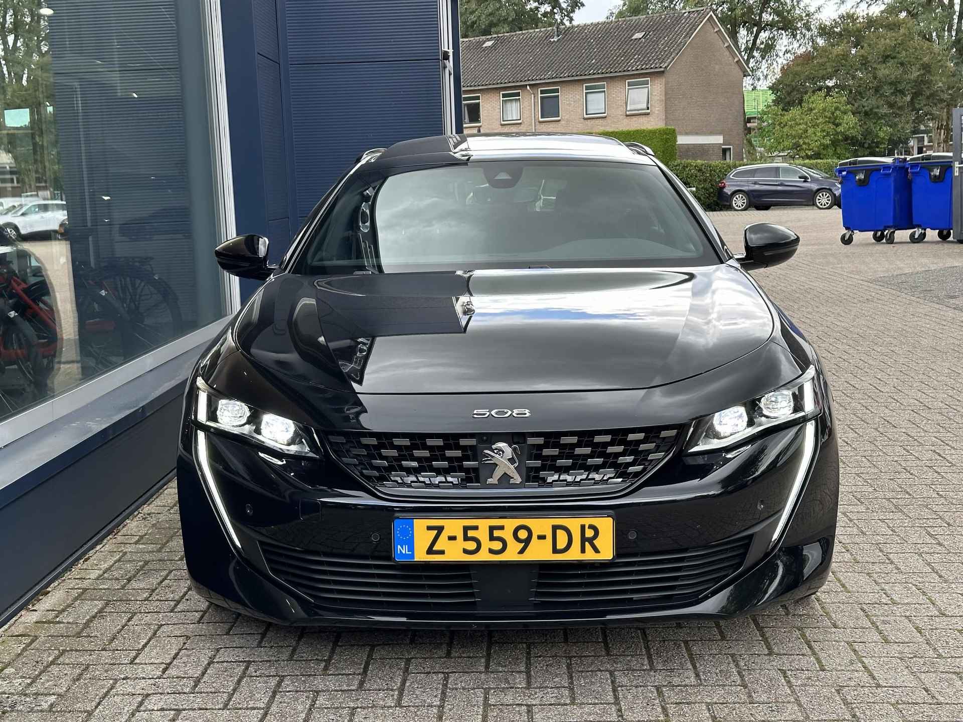 Peugeot 508 SW 1.6 HYbrid GT Pack Business 225 PK | Meest Complete Uitvoering | Panoramisch Schuif-Kanteldak | Navigatie | Full LED Verlichting | FOCAL Premium HiFi | Elektrisch Verstelbare Massage Stoelen | Night Vision | Active Suspension | 360 Graden Camera | 18 Inch Lichtmetalen Velgen | Dodehoek Detectie | Climate Control | Adaptive Cruise Control | - 2/81