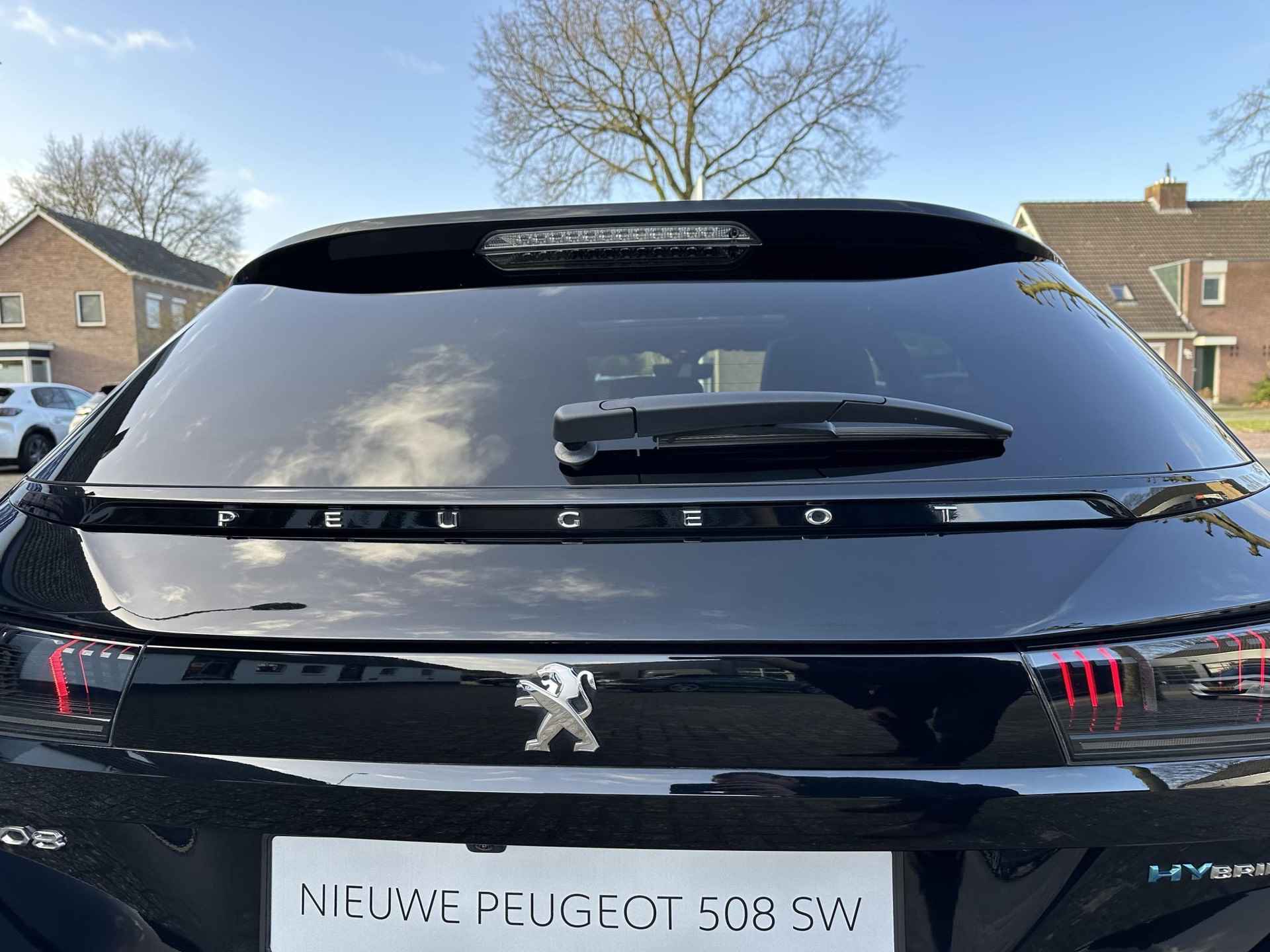 Peugeot 508 SW 1.6 HYbrid GT Pack Business 225 PK | Meest Complete Uitvoering | Panoramisch Schuif-Kanteldak | Navigatie | Full LED Verlichting | FOCAL Premium HiFi | Elektrisch Verstelbare Massage Stoelen | Night Vision | Active Suspension | 360 Graden Camera | 18 Inch Lichtmetalen Velgen | Dodehoek Detectie | Climate Control | Adaptive Cruise Control | - 70/81