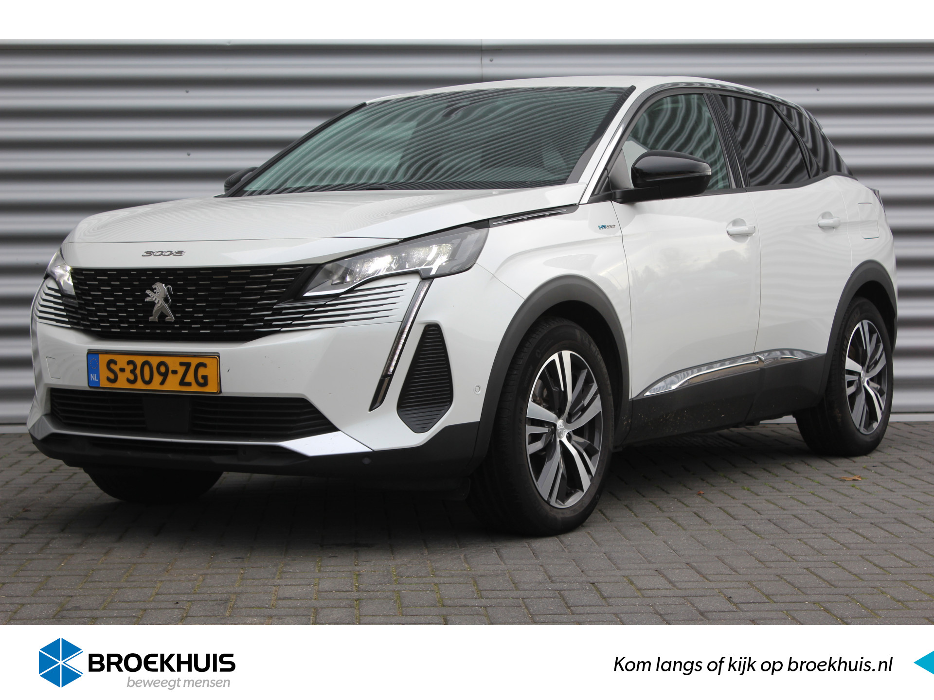 Peugeot 3008 1.6 HYBRID 225PK ALLURE PACK BUSINESS AUTOMAAT / NAVI / LEDER / CLIMA / LED / PDC / 18" LMV / CAMERA / KEYLESS / BLUETOOTH / CRU