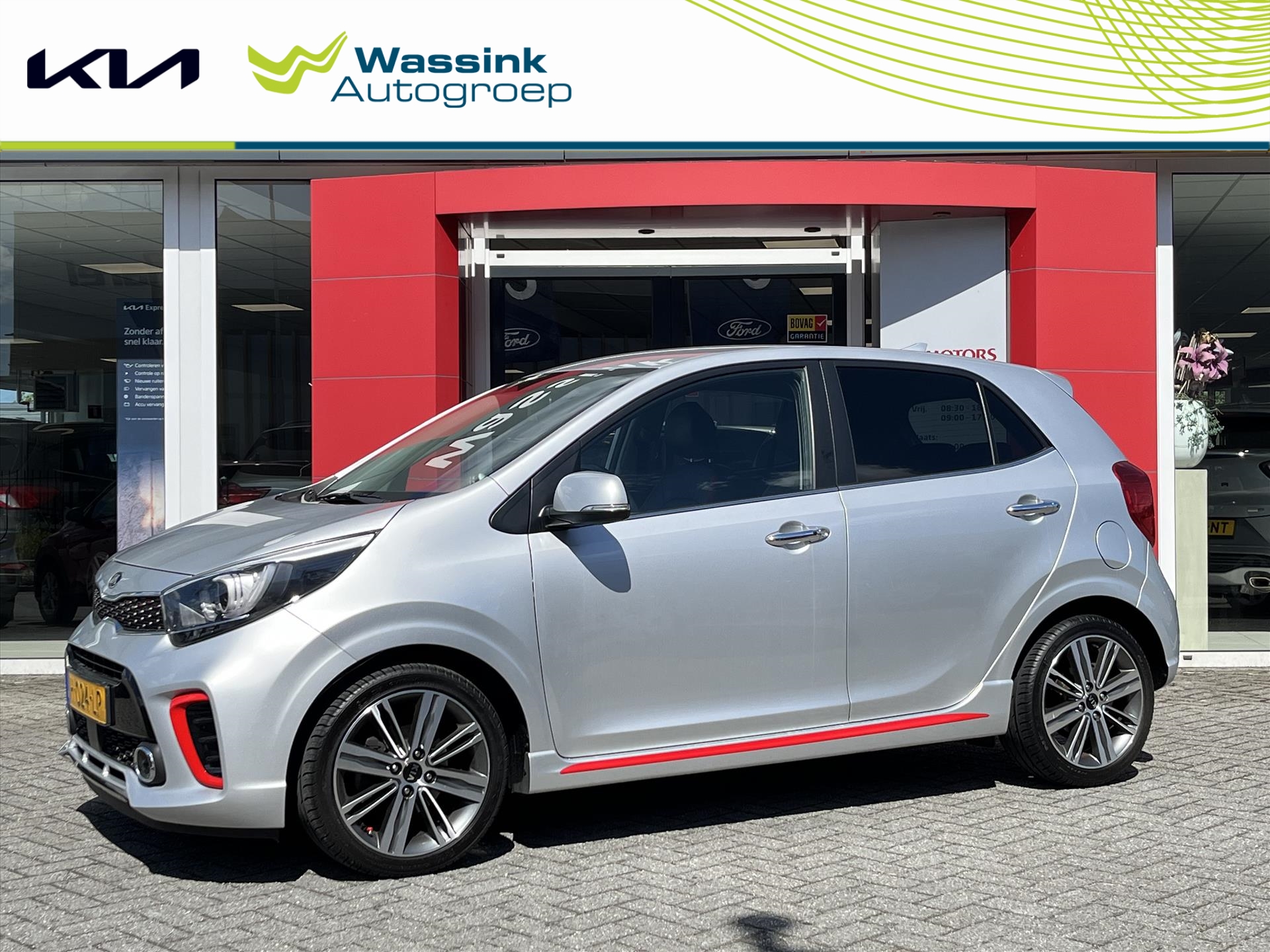 KIA Picanto 1.0 T-GDi 100pk 5-zits GT-Line | Verwarmbare stoel en stuur | Navigatie | Camera | Apple Carplay / Android Auto | Climate Control | Keyless Entry |