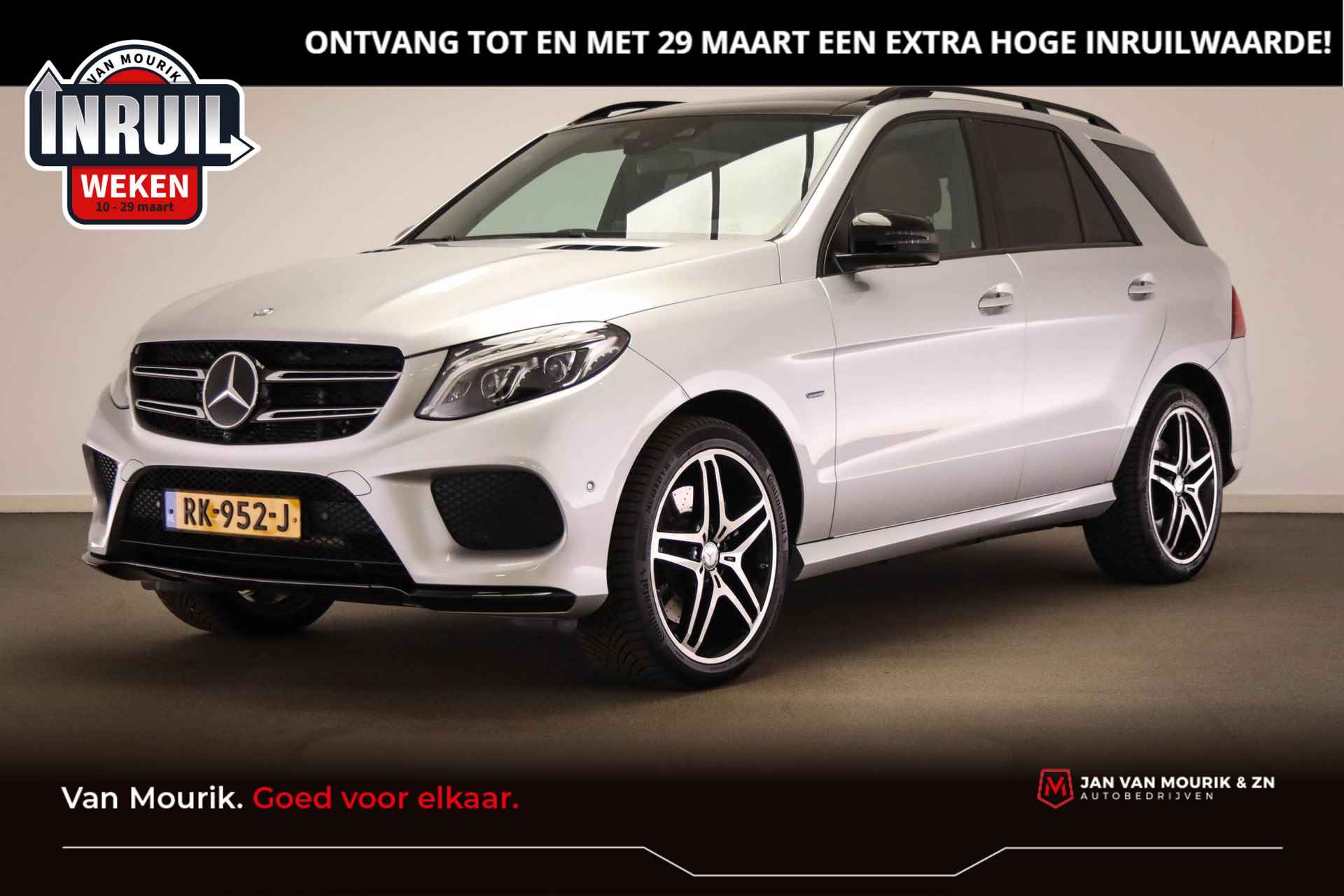 Mercedes-Benz GLE-klasse 500 e 4MATIC AMG Sport Edition | PANORAMADAK | MASSAGE |  DAB | 360 CAMERA | TREKHAAK | DEALER ONDERHOUDEN | MEMORY / EXCLUSIVE / SPIEGEL / PARKEER / NIGHT- PACK