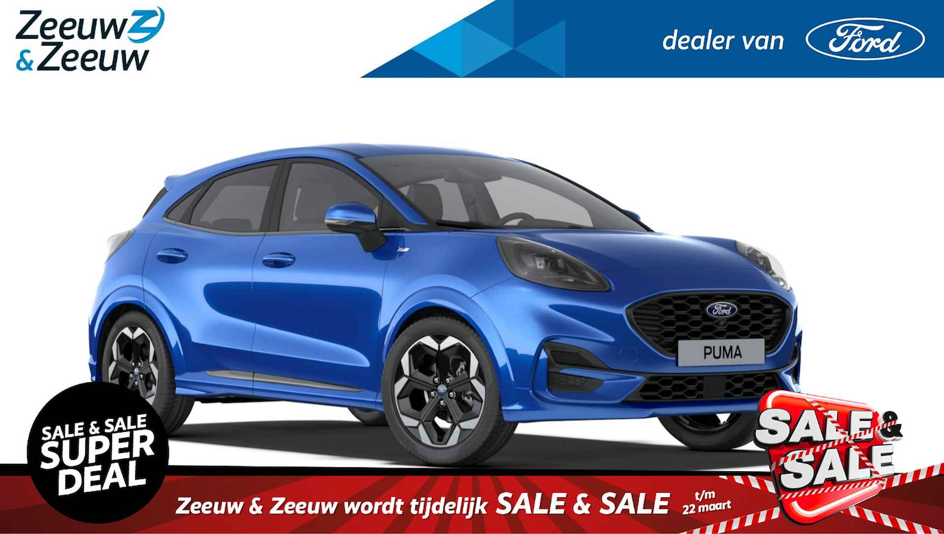 Ford Puma 1.0 EcoBoost Hybrid ST-Line X | Nieuw model 2024 | €4000,- korting | Nieuw te bestellen |