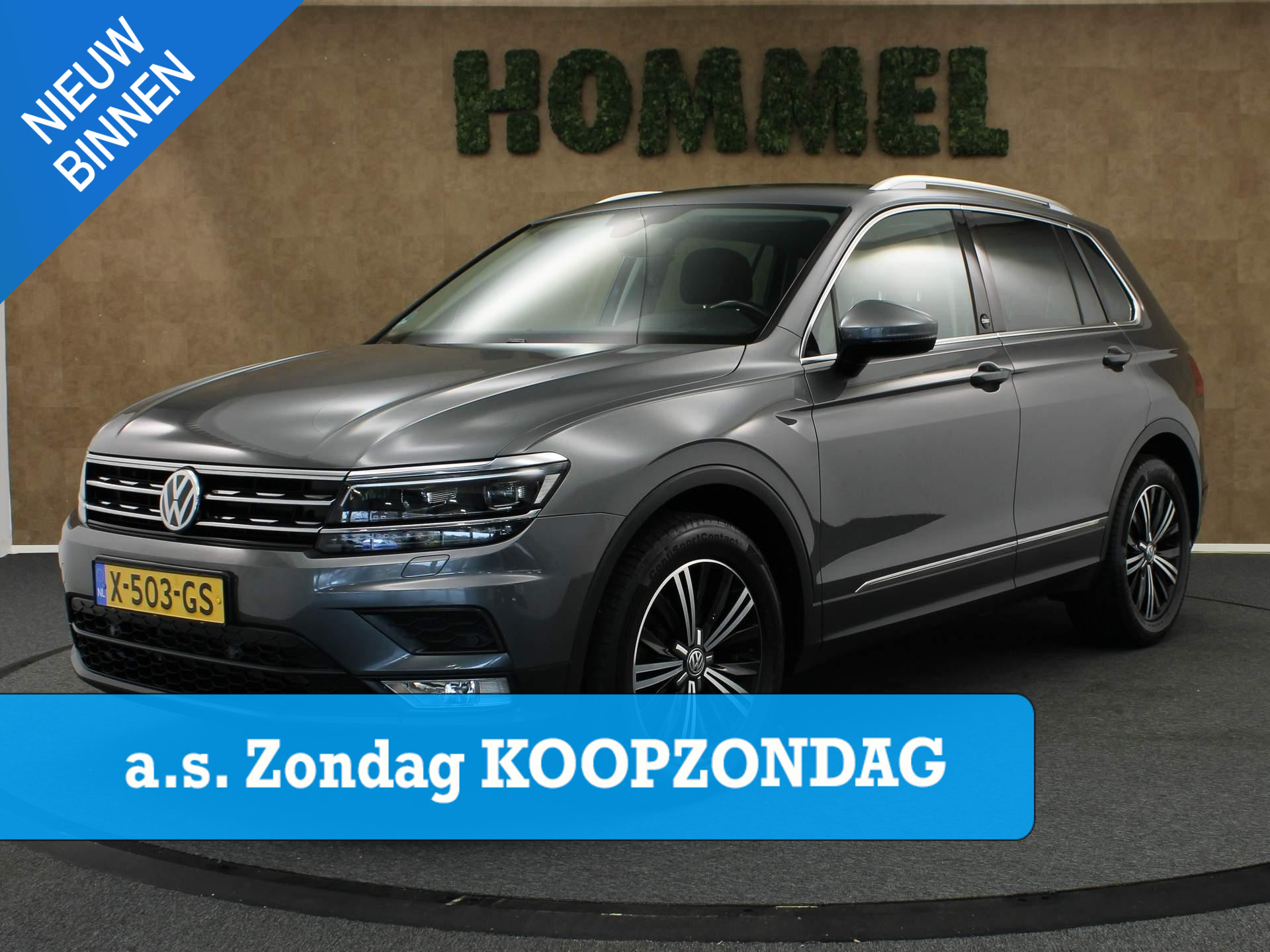 Volkswagen Tiguan 2.0 TDI Automaat - ELEKTRISCH IN/UIT KLAPBARE TREKHAAK (2220 KG TREKGEWICHT) - NAVIGATIE - PARKEERSENSOREN VOOR EN ACHTER - ADAPTIVE CRUISE CONTROL - STOELVERWARMING - CLIMATE CONTROL