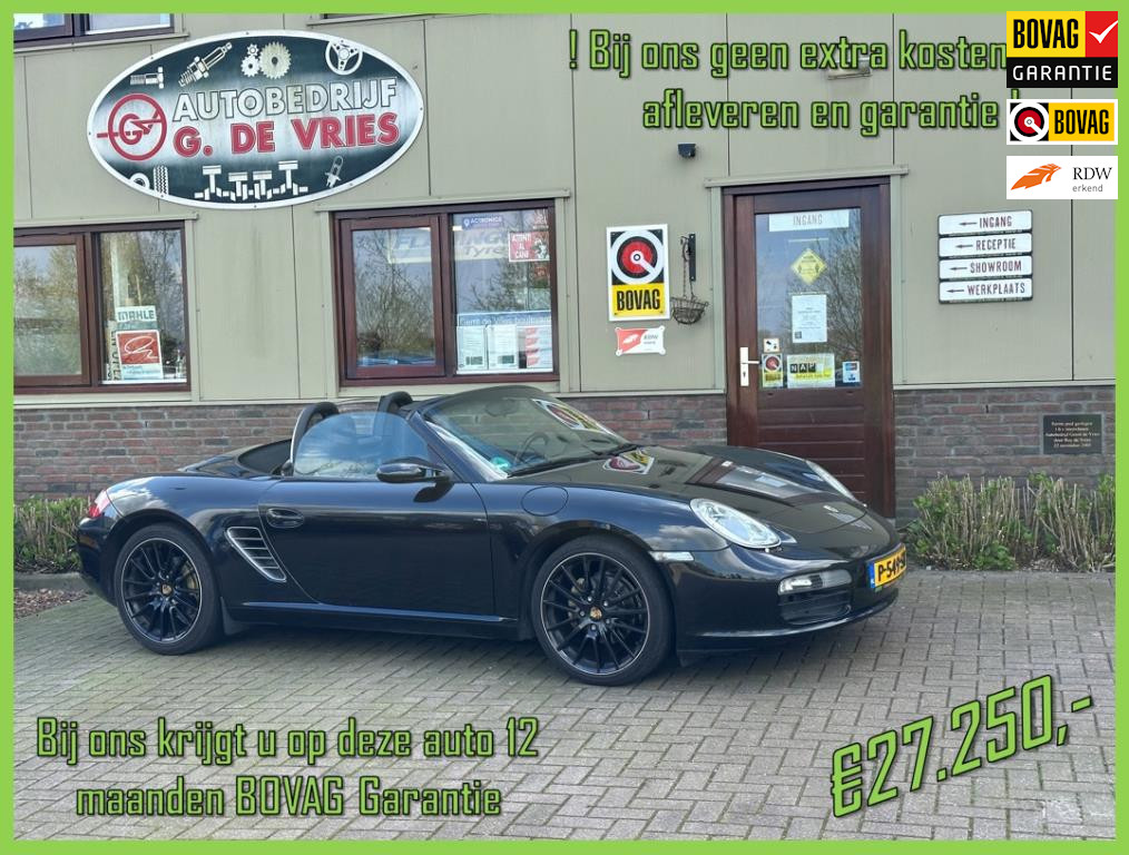 Porsche Boxster 987 2.7 - Prijs inclusief 12 maanden BOVAG-garantie en afleveren –