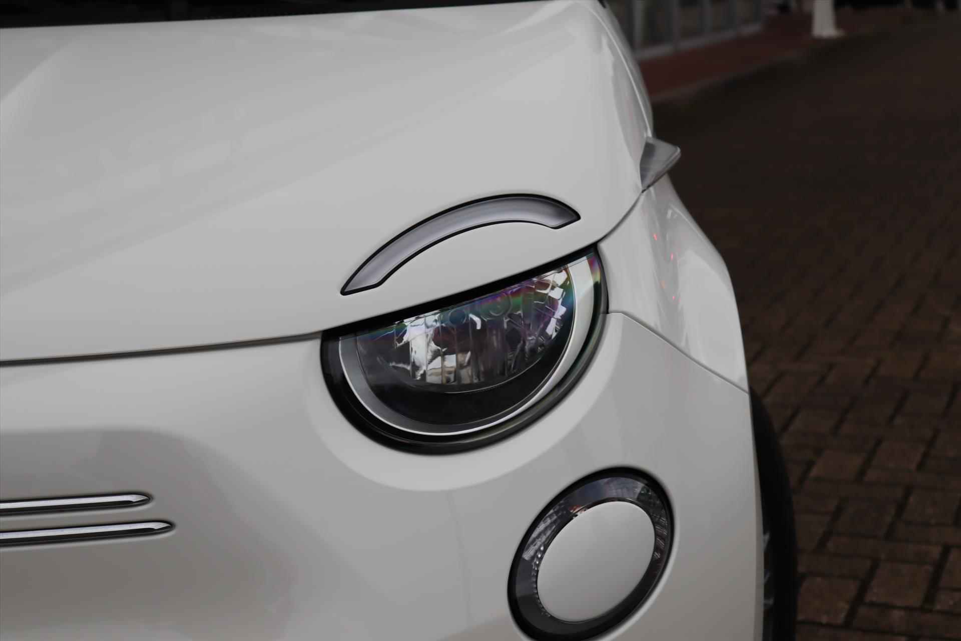 Fiat 500c ICON 42KWh 118PK CABRIO Navi | Cruise | 100% Electrisch | Keyless | Clima | Dab | Pdc | Led | 16 Inch Lm | - 51/55