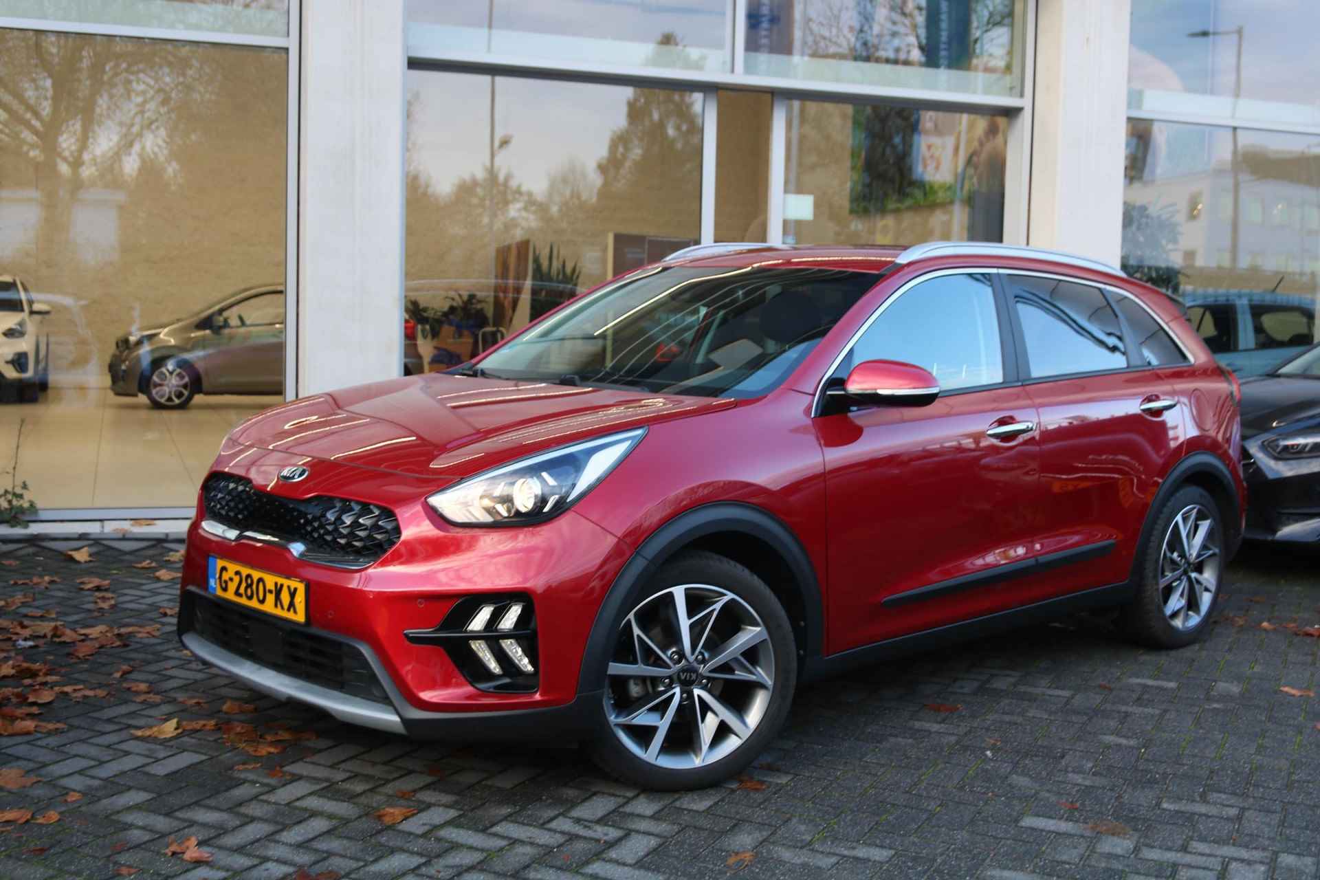 Kia Niro 1.6 GDi Hybrid DynamicPlusLine | Airco | Navi | Camera | LM Velgen | Stoelverwarming | Stuurverwarming | Privacy Glass | - 3/27