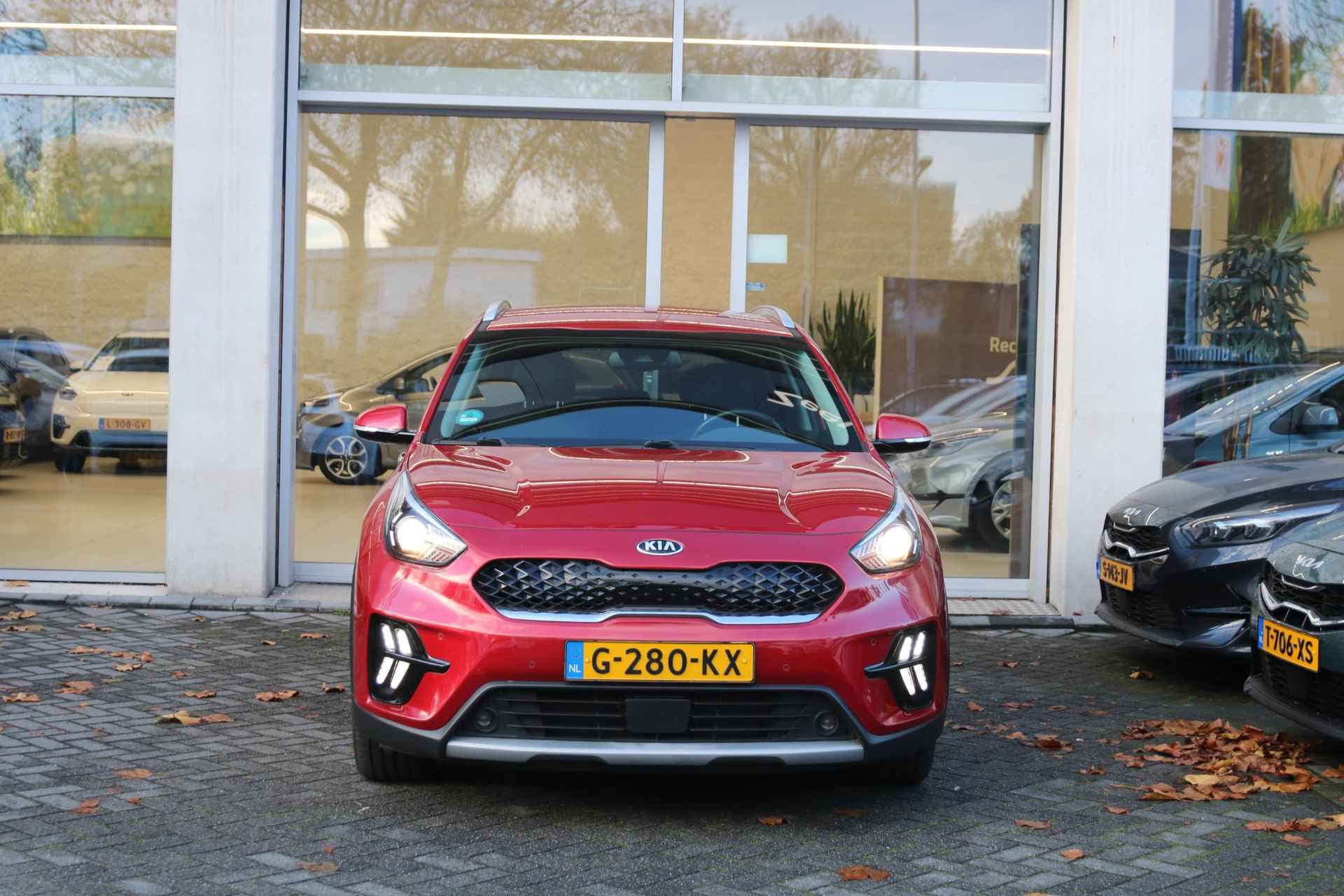 Kia Niro 1.6 GDi Hybrid DynamicPlusLine | Airco | Navi | Camera | LM Velgen | Stoelverwarming | Stuurverwarming | Privacy Glass | - 4/27