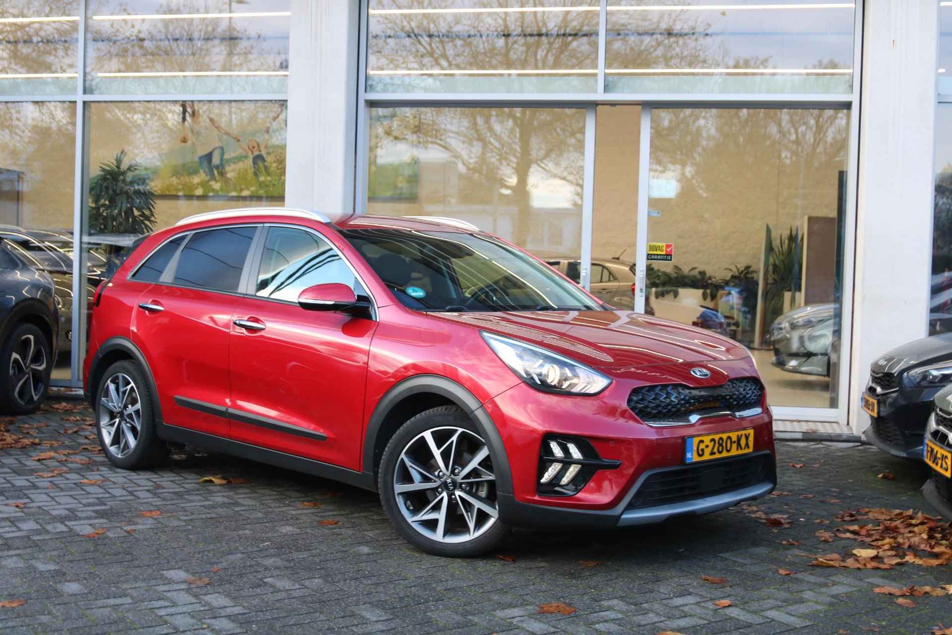 Kia Niro 1.6 GDi Hybrid DynamicPlusLine | Airco | Navi | Camera | LM Velgen | Stoelverwarming | Stuurverwarming | Privacy Glass | - 7/27