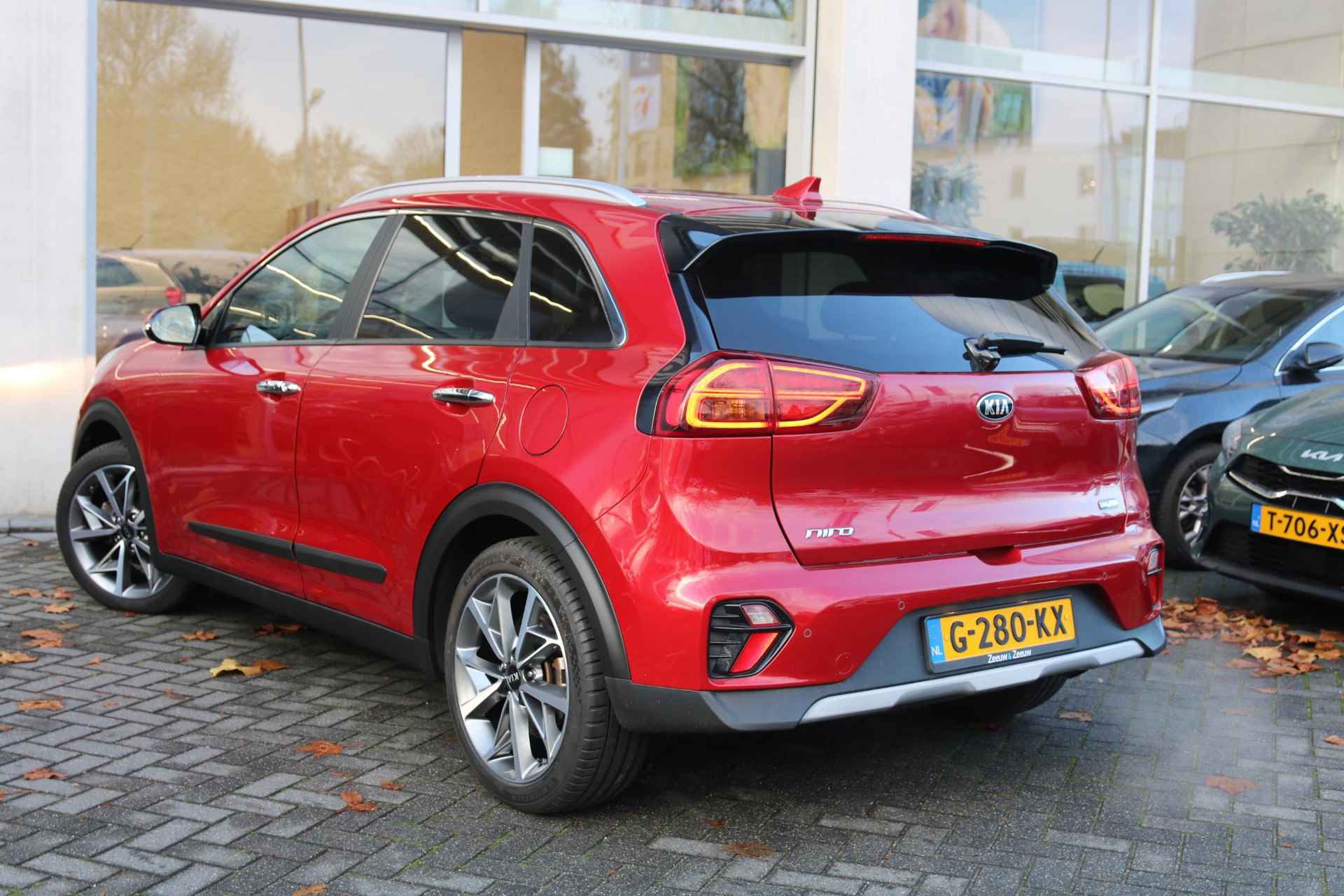 Kia Niro 1.6 GDi Hybrid DynamicPlusLine | Airco | Navi | Camera | LM Velgen | Stoelverwarming | Stuurverwarming | Privacy Glass | - 9/27