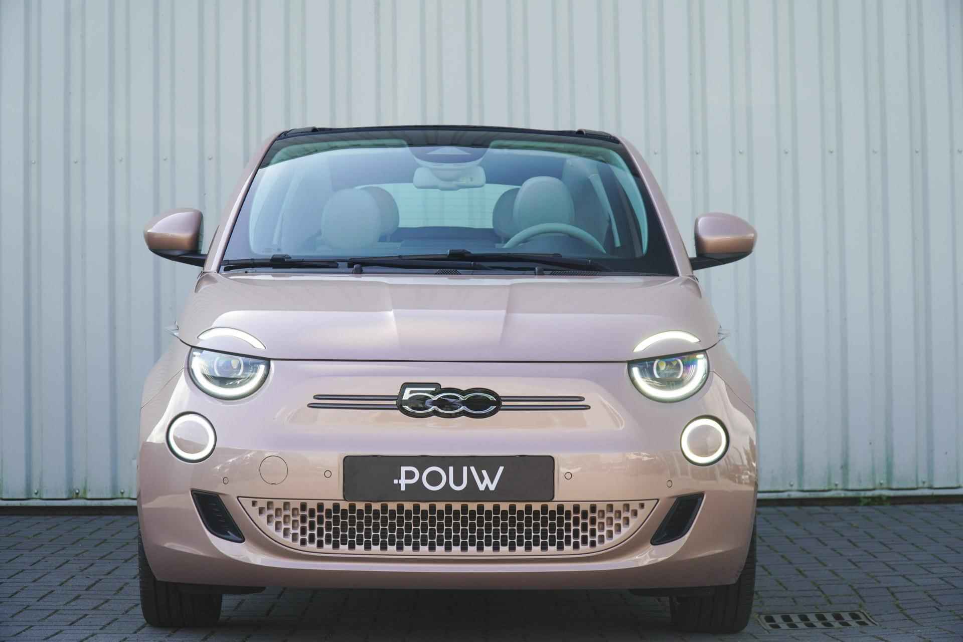 Fiat 500 C 118pk La Prima 42 kWh | Camera | Stoelverwarming | 17" Velgen - 7/45