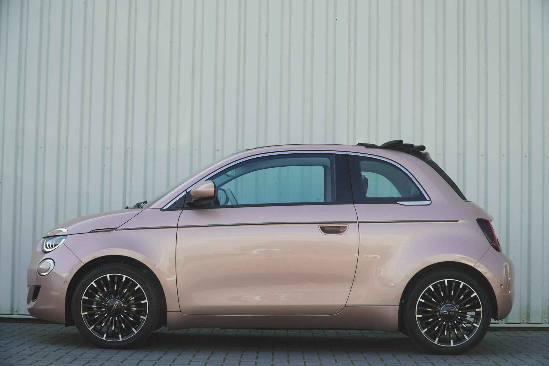 Fiat 500 C 118pk La Prima 42 kWh | Camera | Stoelverwarming | 17" Velgen - 12/45