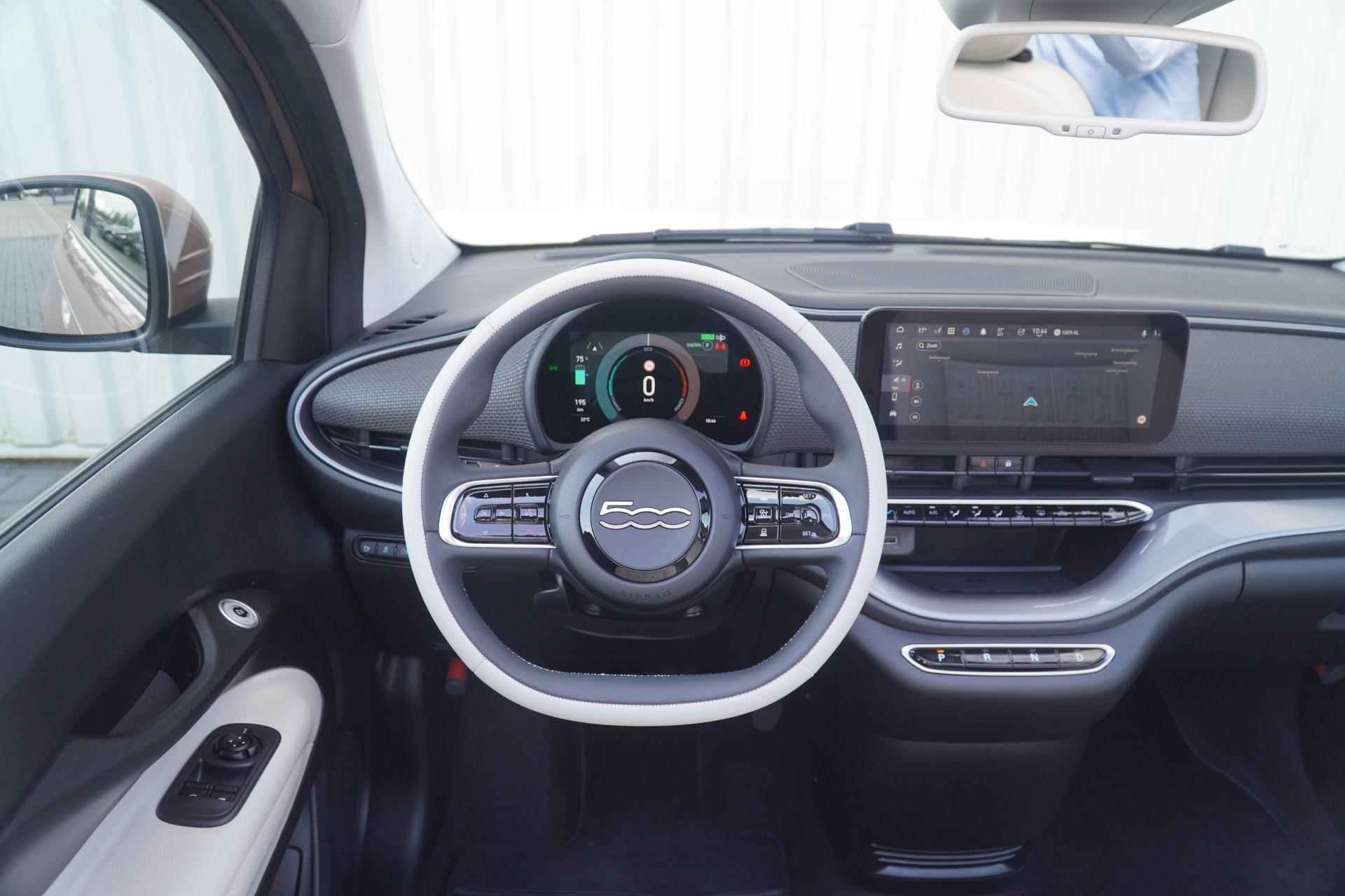 Fiat 500 C 118pk La Prima 42 kWh | Camera | Stoelverwarming | 17" Velgen - 20/45