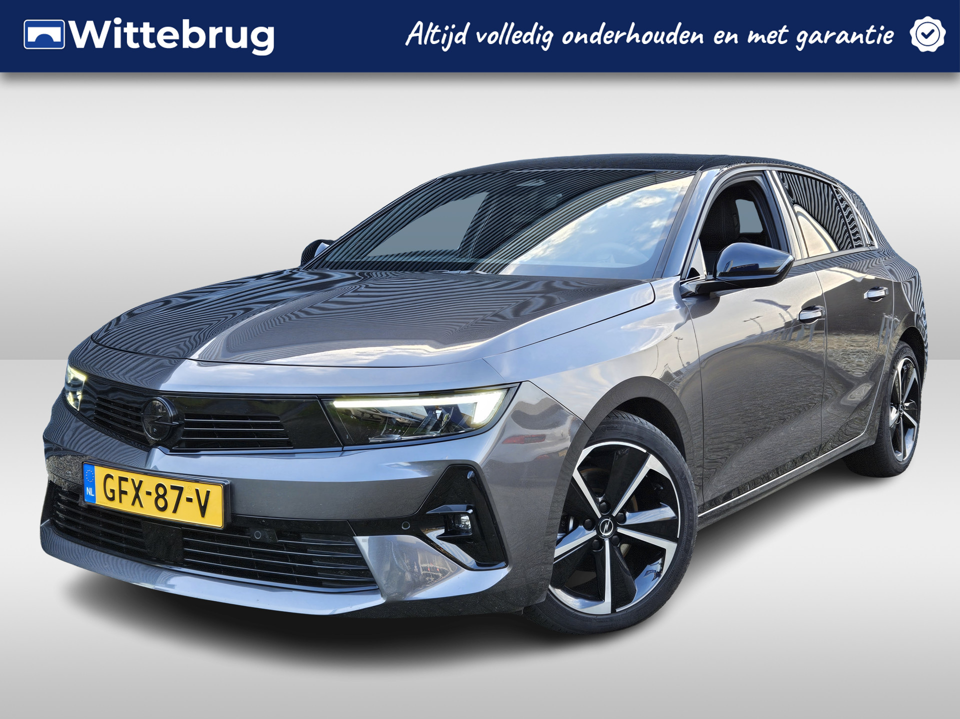 Opel Astra 1.2 Turbo Hybrid 136pk GS Automaat | AGR Stoel Verlengbaar | Two Tone | 360 View Camera | Stuur-Stoel en Voorruitverwarming | Navigatie | Apple Carplay en Android Auto | Voorruit Projectie |