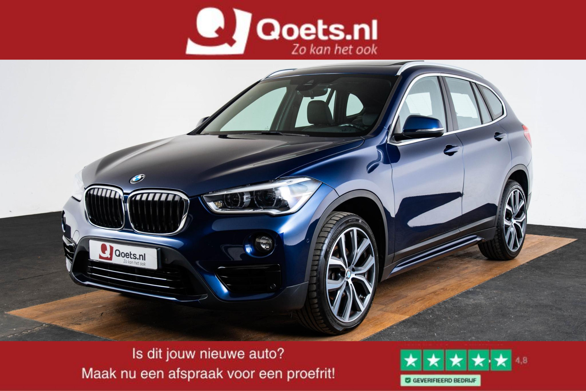 BMW X1 sDrive18i High Executive Sport - Panoramadak - Comfort Access - Driving/Parking Assistant - Sportstoelen - Elektrische achterklep - Head Up - Hifi - Automatisch dimmende binnen/buitenspiegels - Cruise control -